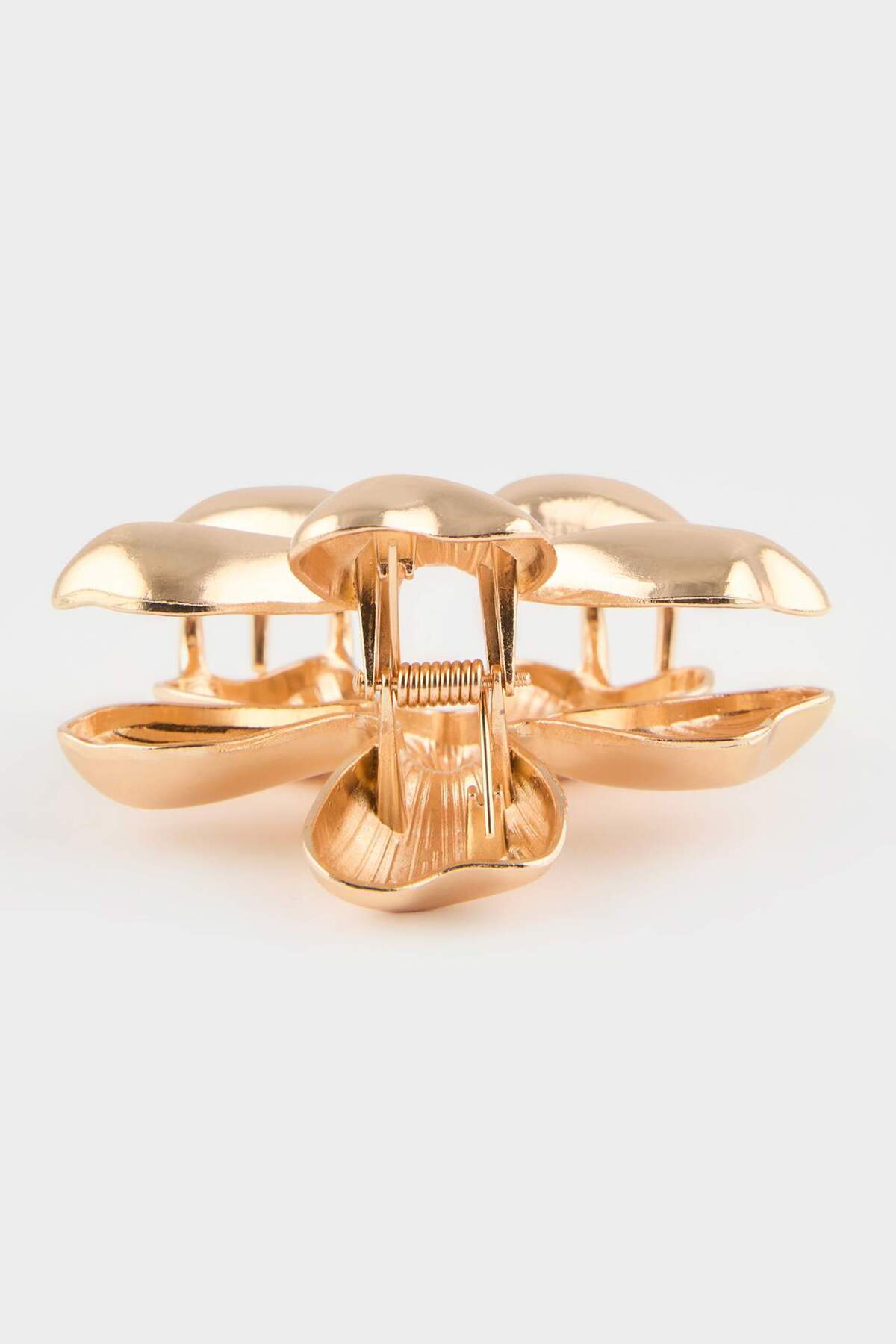 DeFacto-Women's Gold Floral Latch Buckle E8870Axns 3
