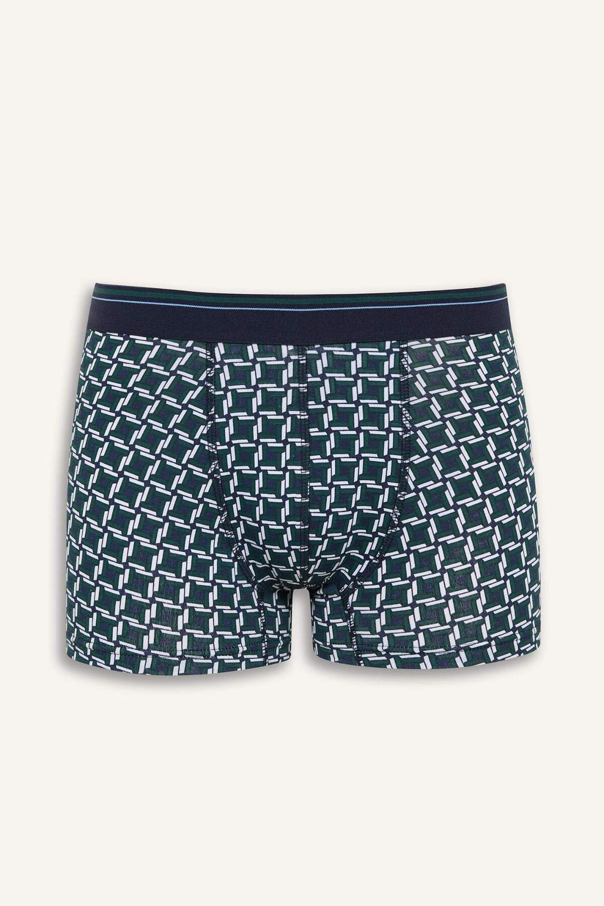 DeFacto-Regular Fit Printed 3 τεμαχίων Boxer D9879AX25SP 2
