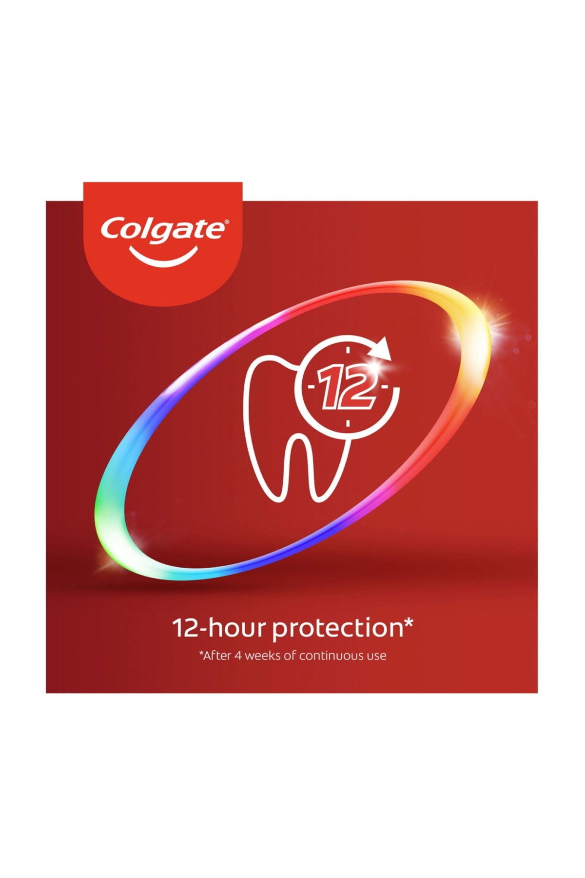 Colgate-معجون أسنان توتال 12 المتطور للتبييض، 2 × 75 مل، يحارب البلاك ويبيض الأسنان بفعالية 7