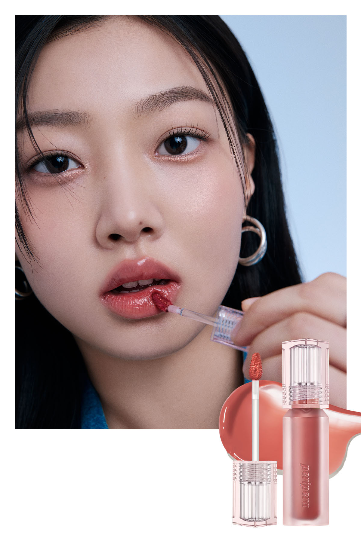 PERIPERA-Peripera WATER BARE TINT 002 UNIVERSAL CORAL 3,7 g - Jemný vodní odstín 3