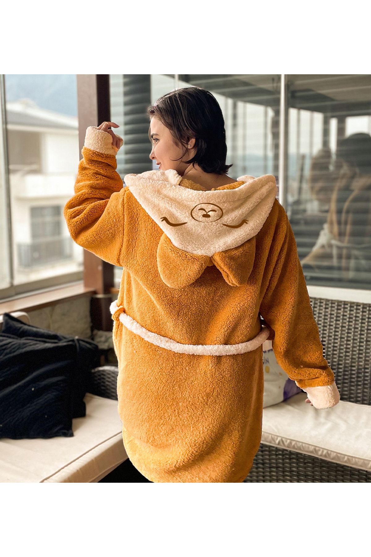 Özgüner Oyuncak-Pabtex "Pamper Yourself with Soft Wellsoft Plush Dressing Gown!" 4