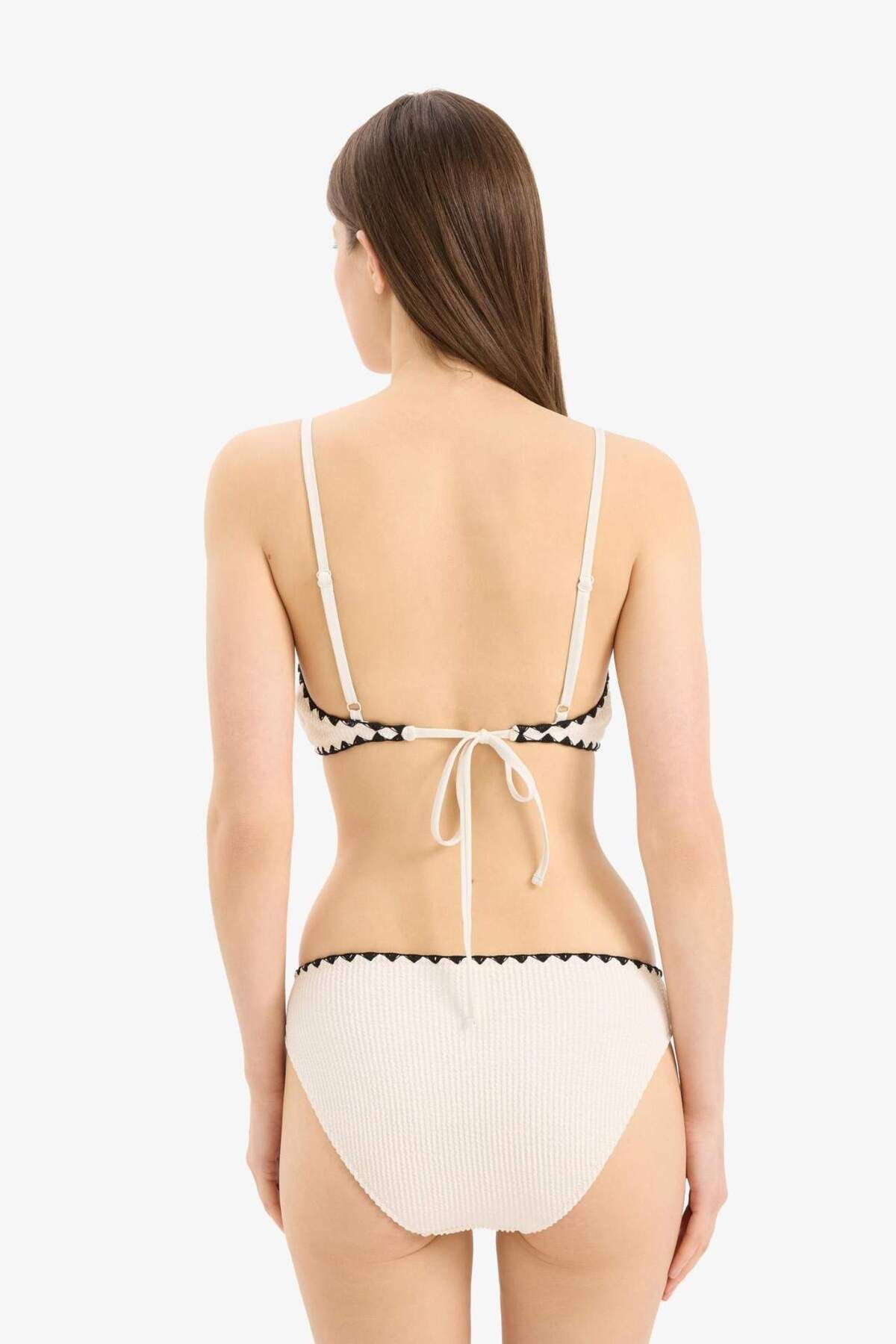DeFacto-Regular Fit Wrap Bikini Bottom-Fall in Love E0309Ax25Sm 5