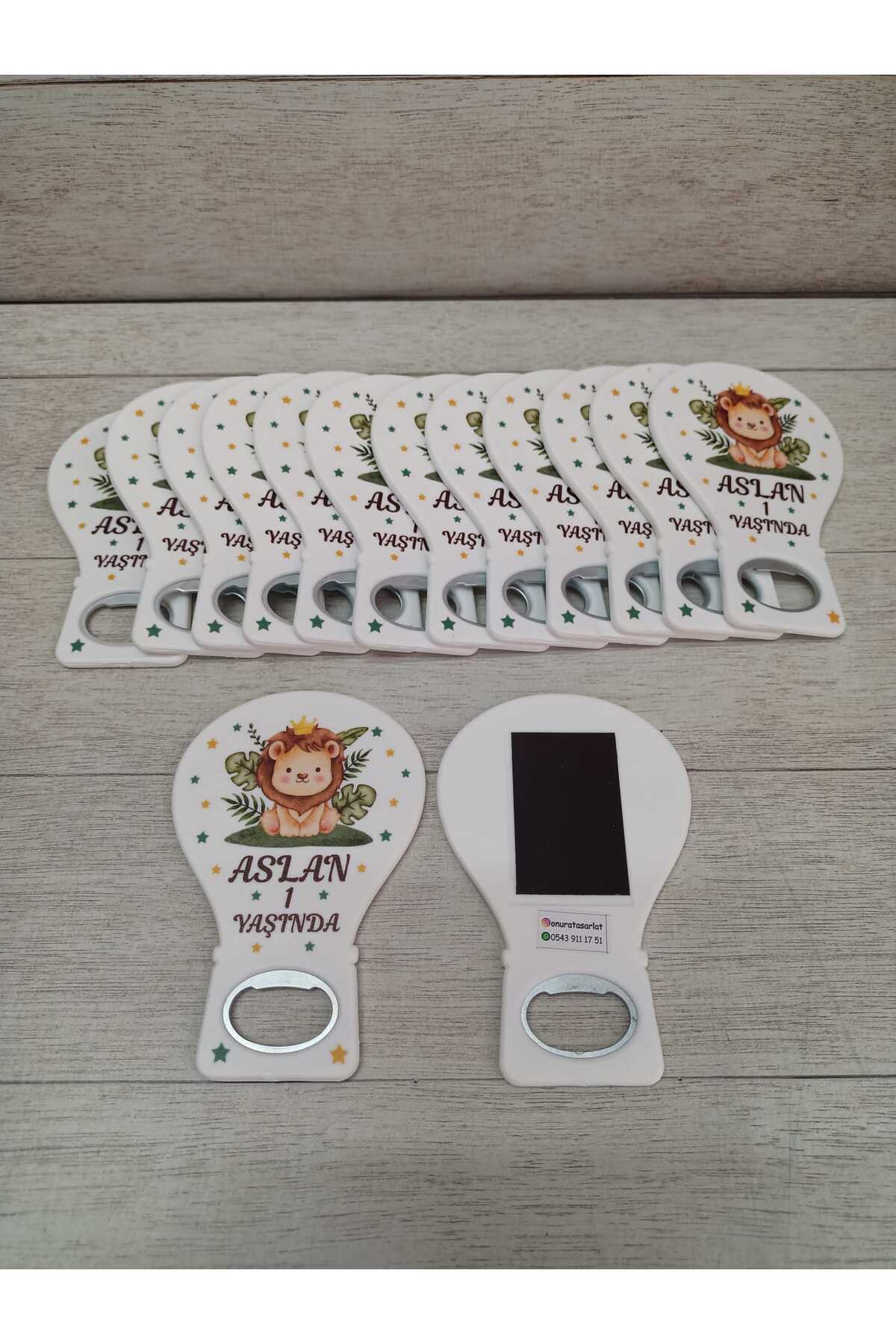 onuratasarlat 10 Adet Balon Magnet Açacak Yeni Doğan, Doğum Günü, Sünnet, Nişan, Söz, Aslanlı Model fotoğrafı 4 (önizleme)