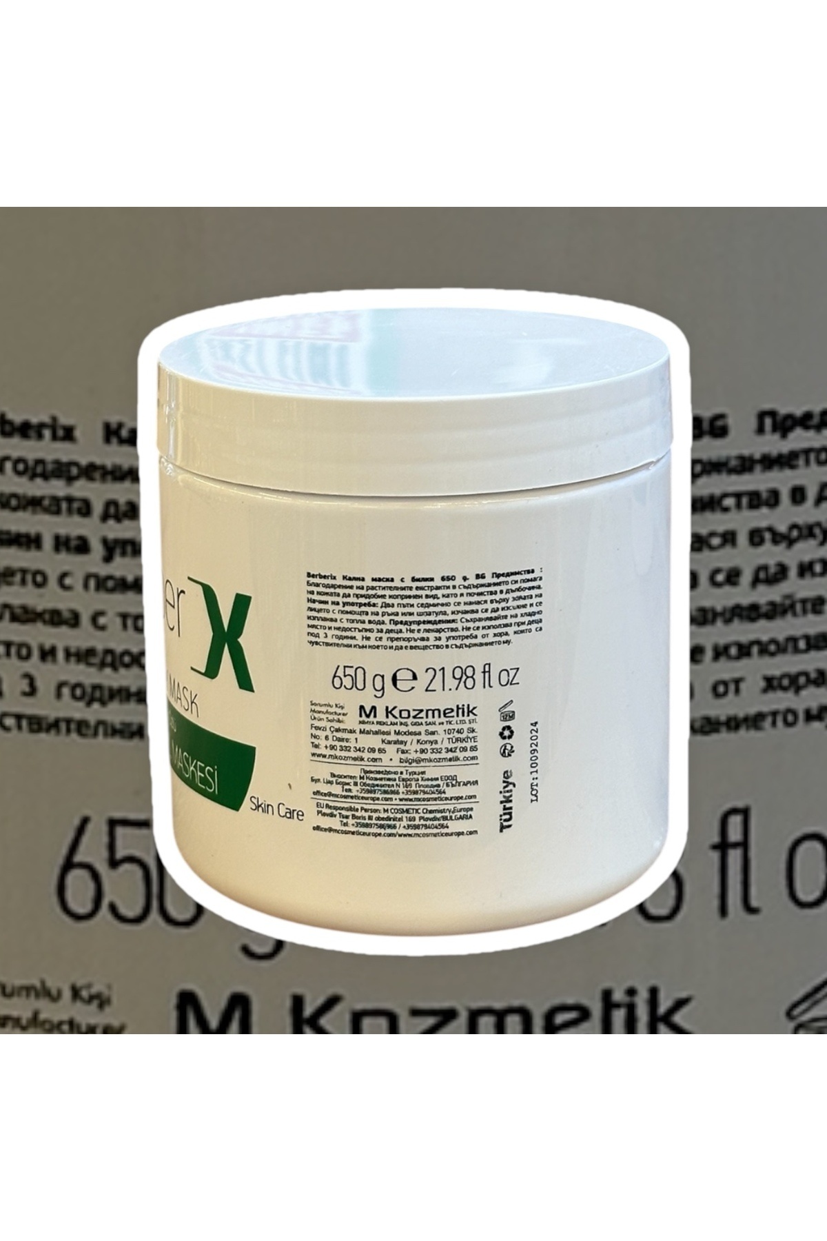 Berber X Bitki Özlü Kil Maskesi 650gr. — 87654302 — تصویر 2 از 3