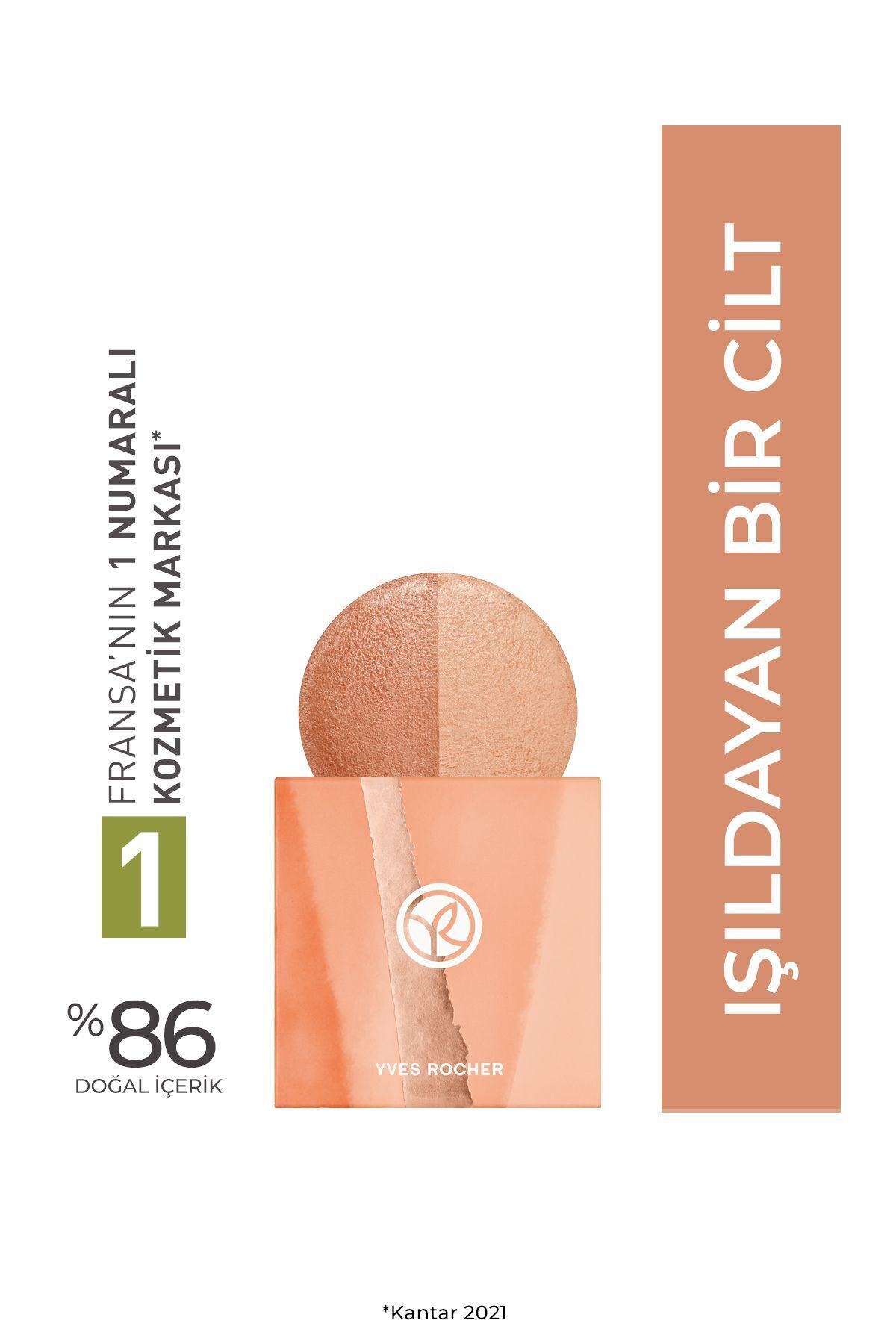 Yves Rocher Shine Double Illuminating Powder-Bronze-7165