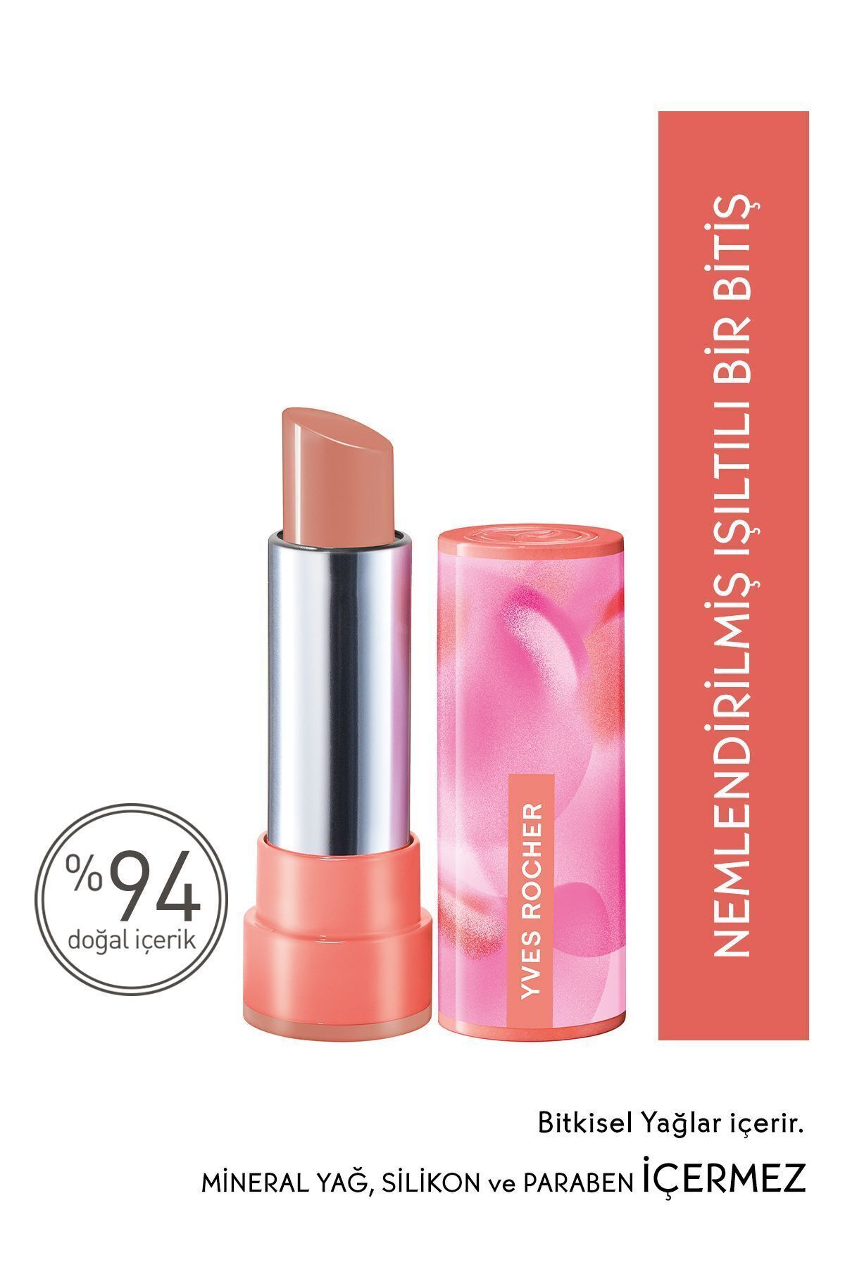 Yves Rocher Beige Colored Ultra Nourishing Glow Lipstick-02 - Shimmering 64757