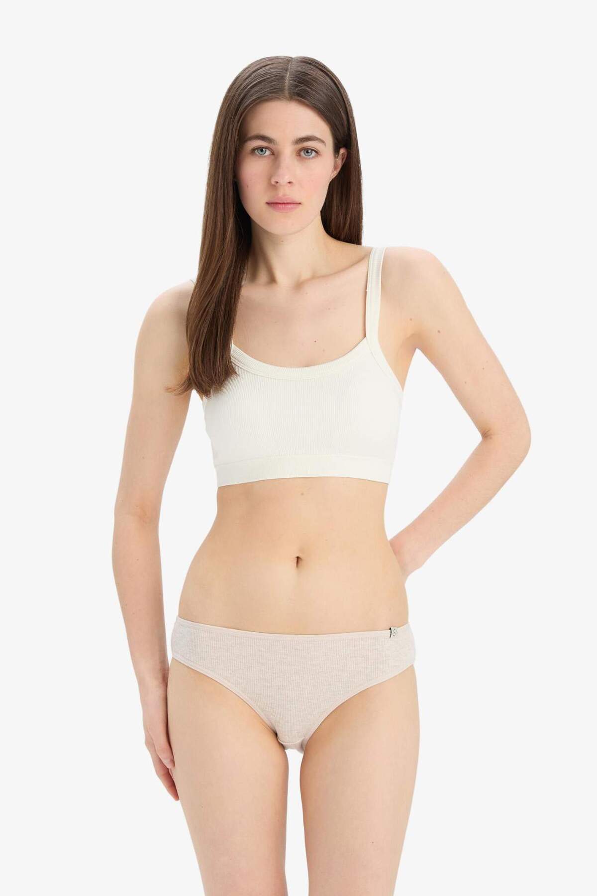 DeFacto-Ribana 3-Piece Strap Brief Panties-Fall in Love D6404Ax25Sp 8