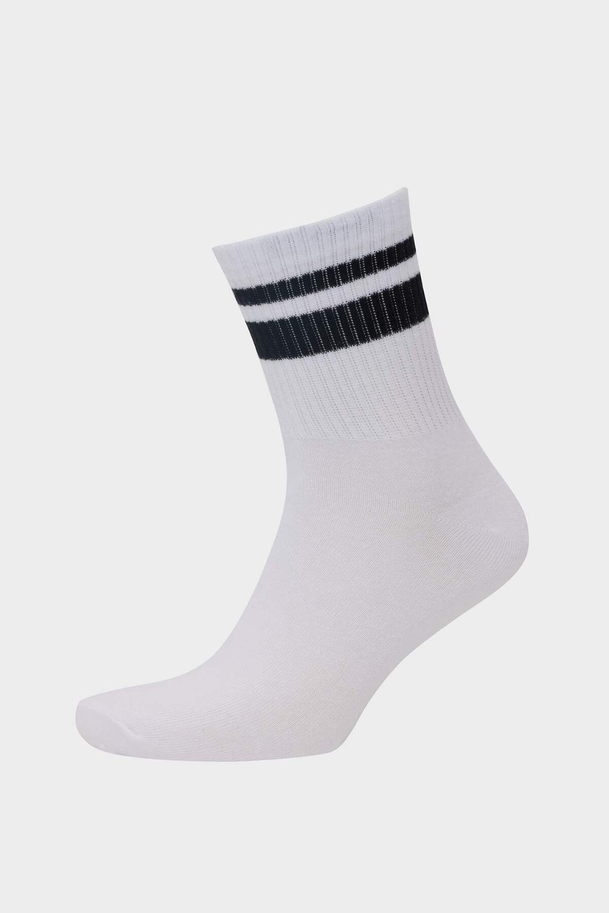 DeFacto-Herren 5 Stück Baumwolle Socken D9671AXNS 4