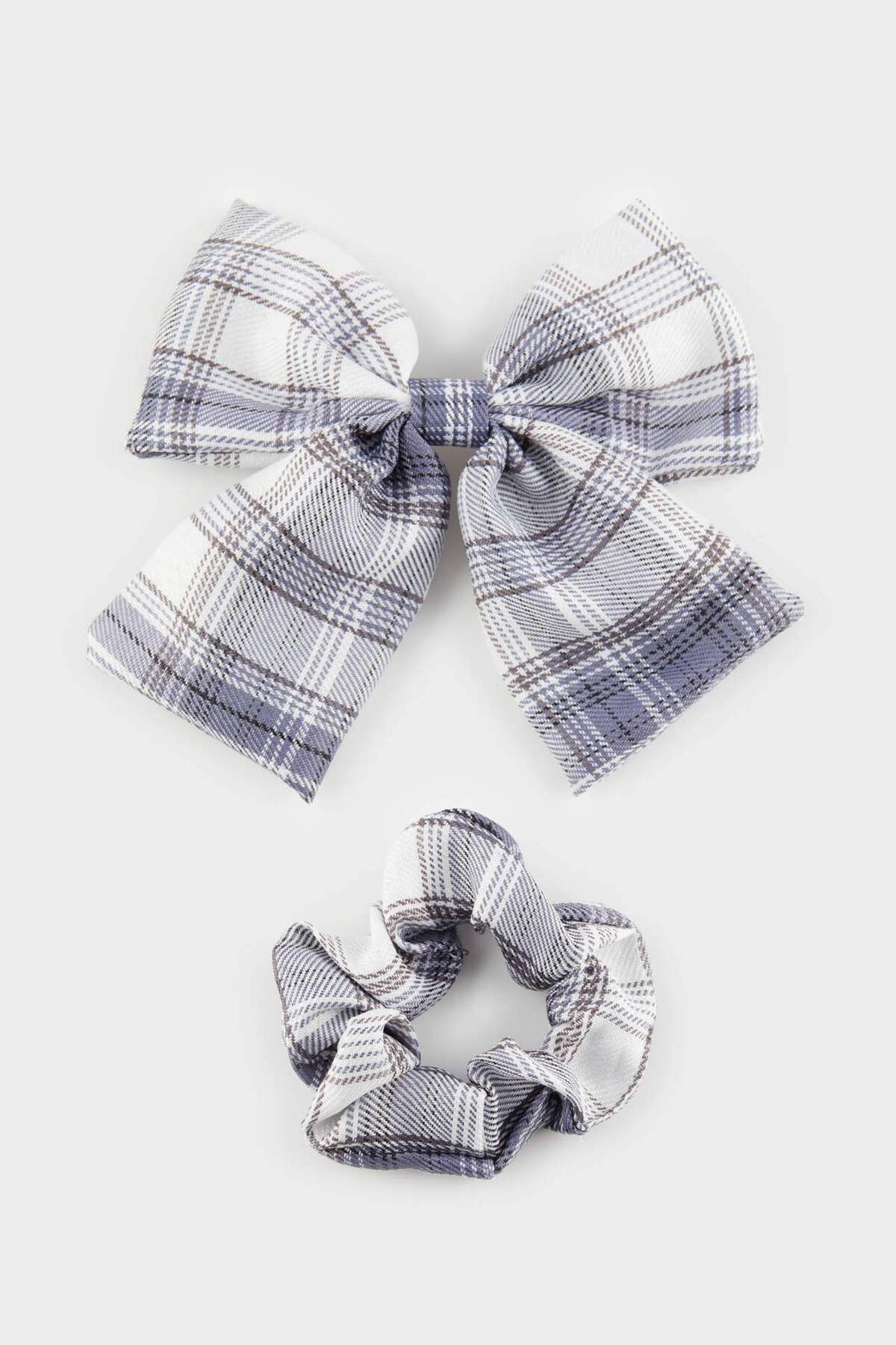 DeFacto-Damen 2 Stück Plaid gemusterte Schnalle E5736AXNS 1