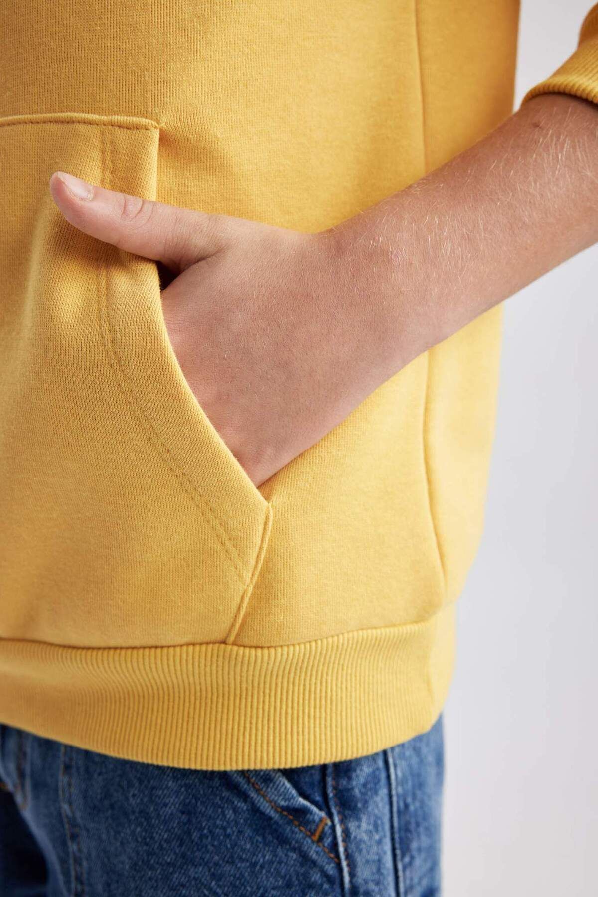 DeFacto-Kapuzenpullover mit regulärer Passform für Jungen 5