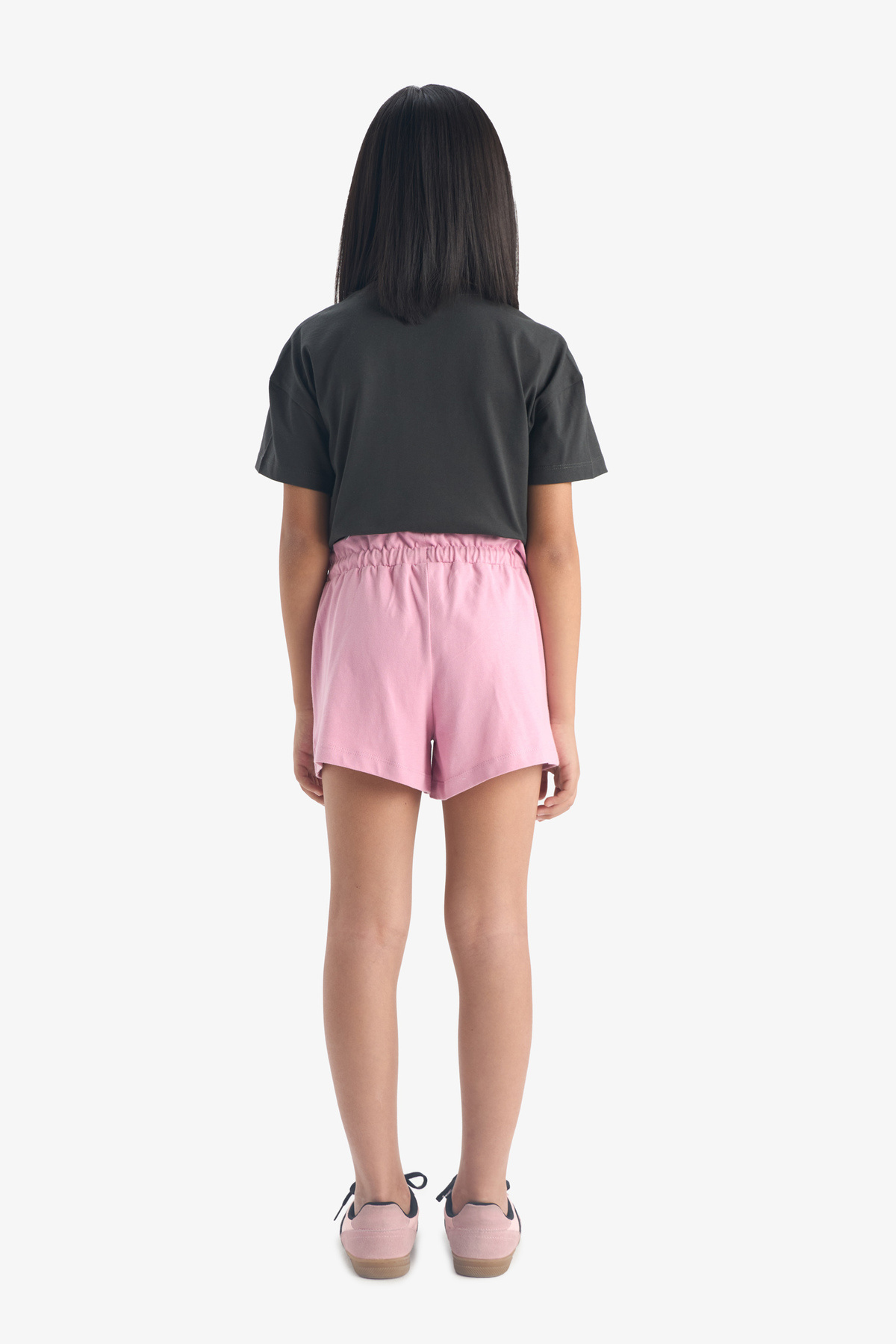 DeFacto-Girl's Elastic Waist Printed Shorts A2455A825Hs 7
