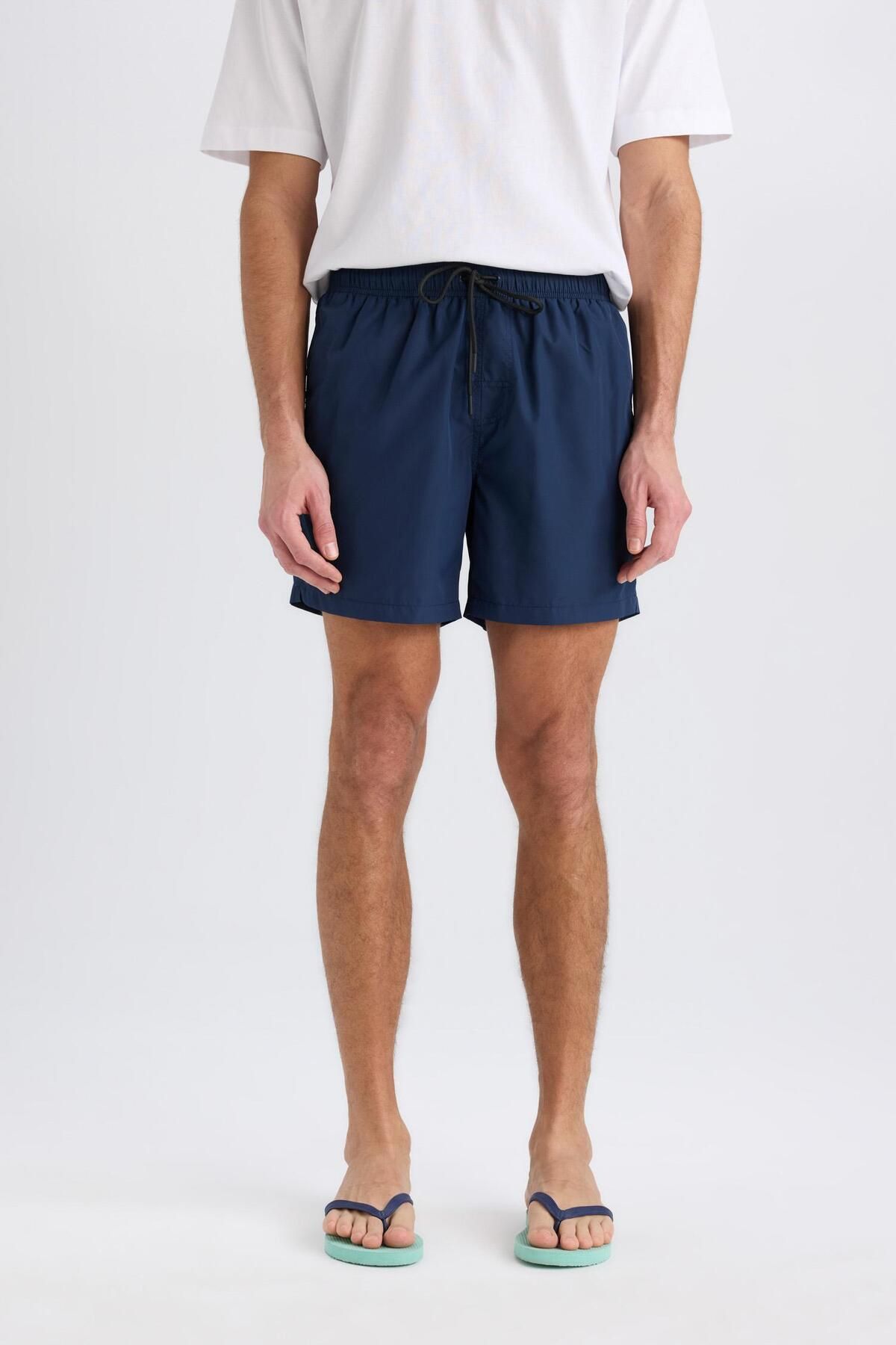 DeFacto-Mesh Lined Quick Dry Short Length Sea Shorts X2955Az25Hs 5