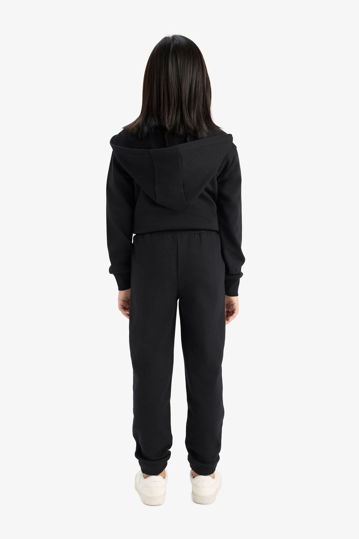 DeFacto-Girl's Basic Plain Jogger Sweatpants with Elastic Waist X9036A625Au 7