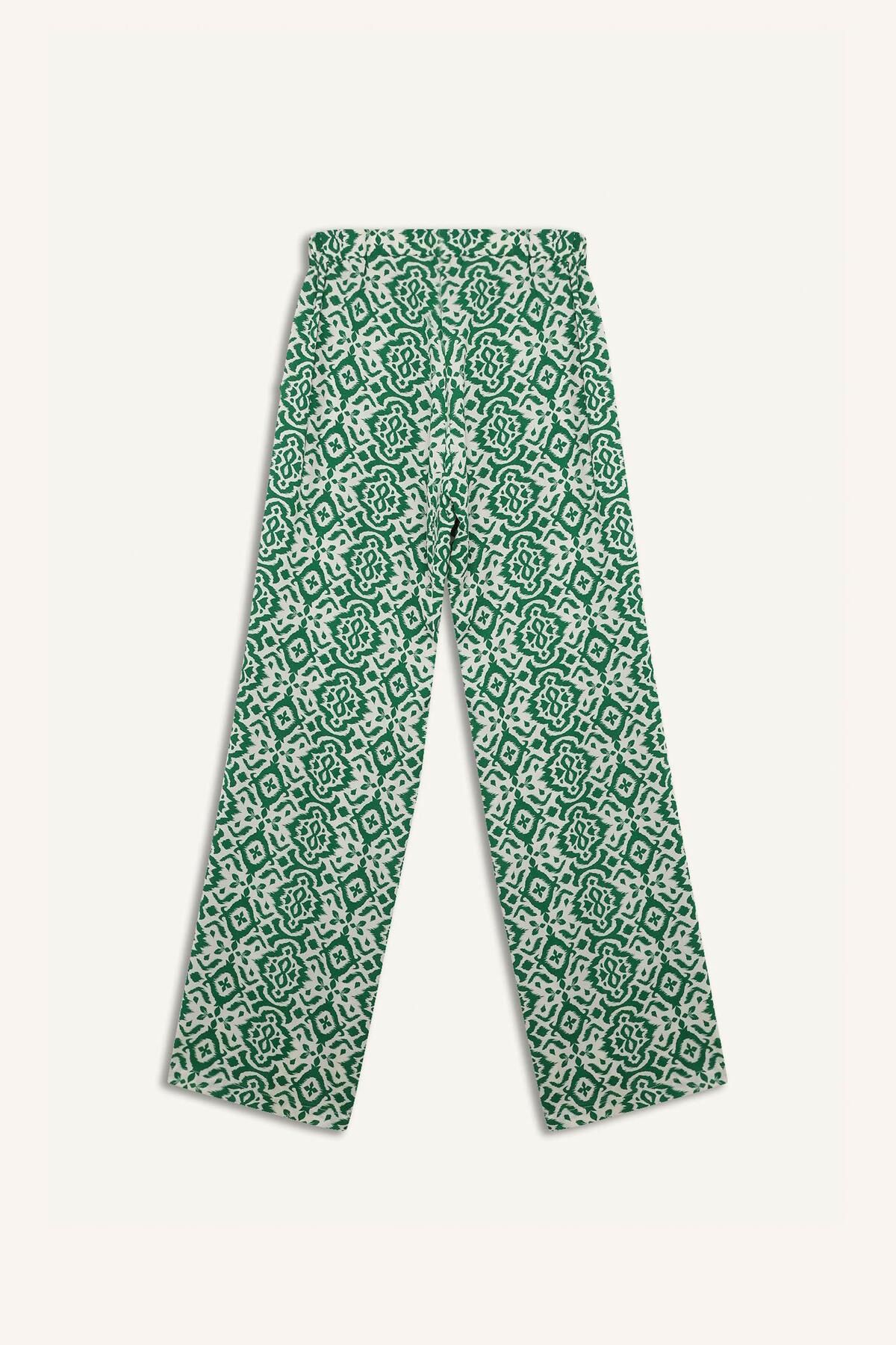 DeFacto-Palazzo-Hose mit weitem, weitem Bein und regulärer Passform D4631AX25SP 8
