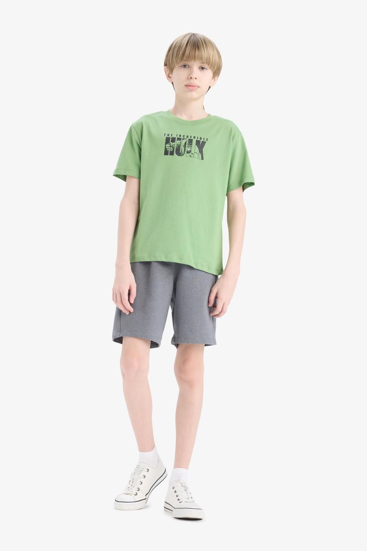 DeFacto-Pantaloni scurți pentru băiat cu talie elastică E6892a825sm 2