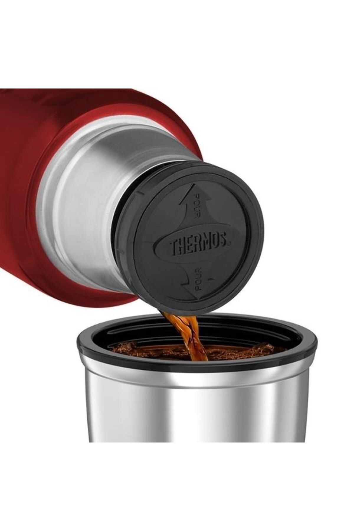 Thermos-King Large Cranberry 1.2l Steel Thermos 4