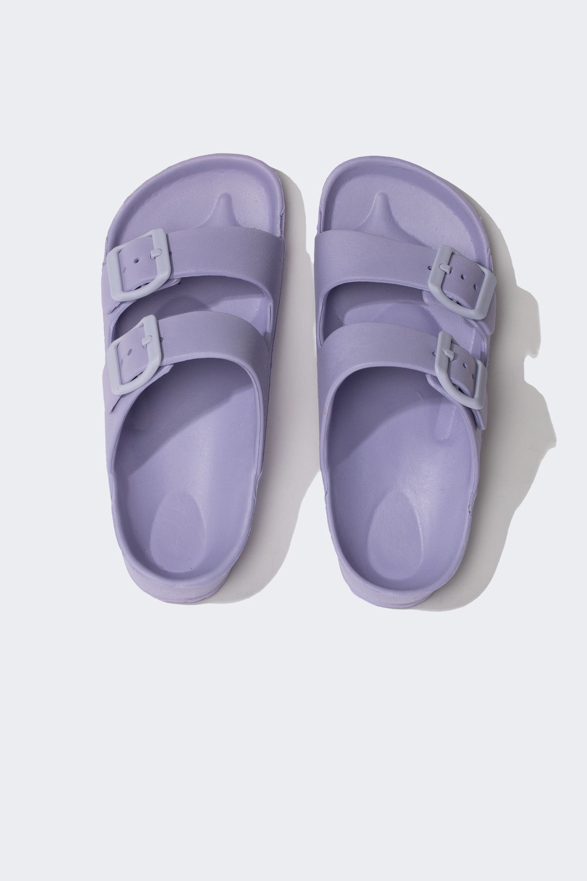 DeFacto-Girl's Eva Double-Strapped Buckle Slippers T4067a623sm 6