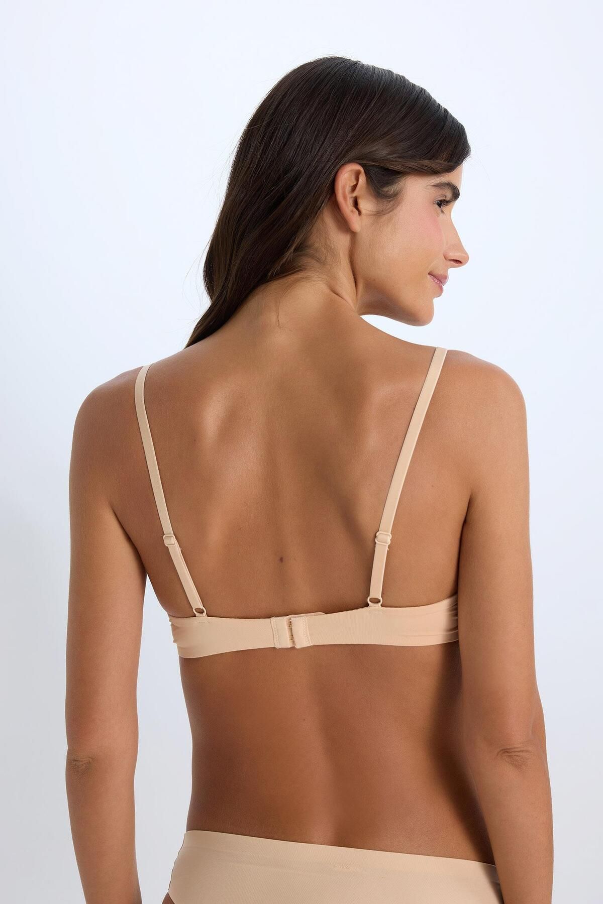 DeFacto-Fall In Love Half Pushup Padded Basic T-Shirt Bra 4