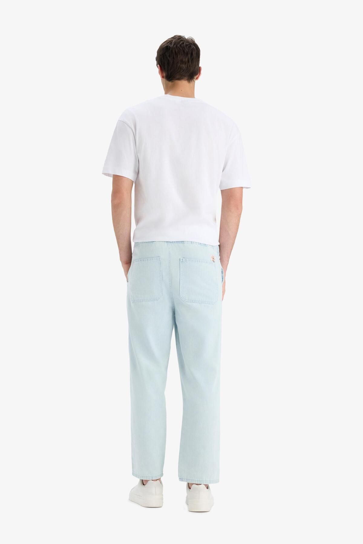 DeFacto-Παντελόνι Ylan Jean Wide Fit C2045ax24sm 7