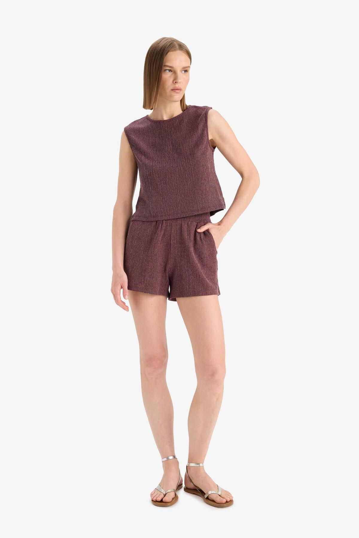 DeFacto-Pantaloni scurți Wraparound Regular Fit F4441AX25SM 2