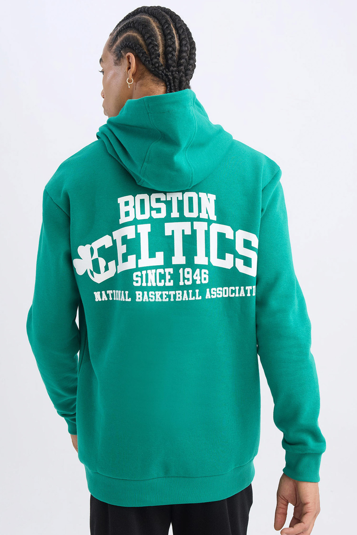 دفاکتو سویشرت ماندگار سرپوش استاندارد Fit NBA Boston Celtics