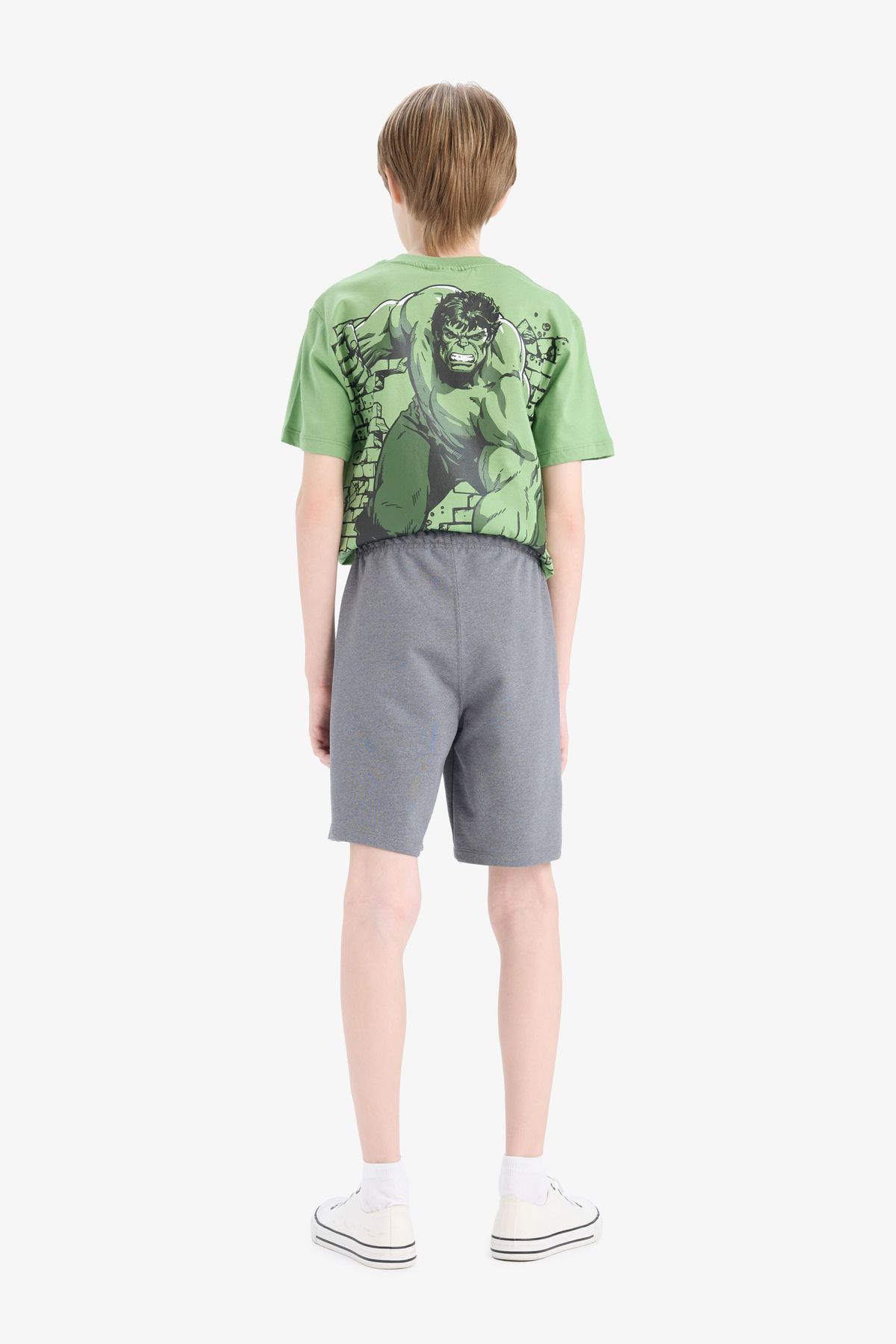 DeFacto-Pantaloni scurți pentru băiat cu talie elastică E6892a825sm 6