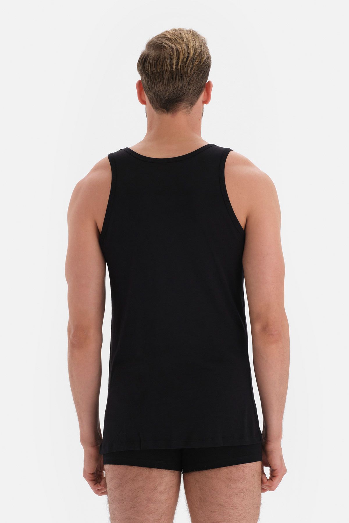Dagi-Black Modal Men&#39;s Undershirt 2