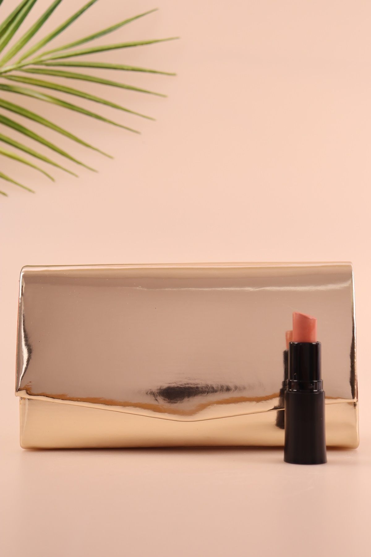 weem bag Elysara EB0201 | Ayna Parlak Minik Zarf Abiye Çanta görsel 2