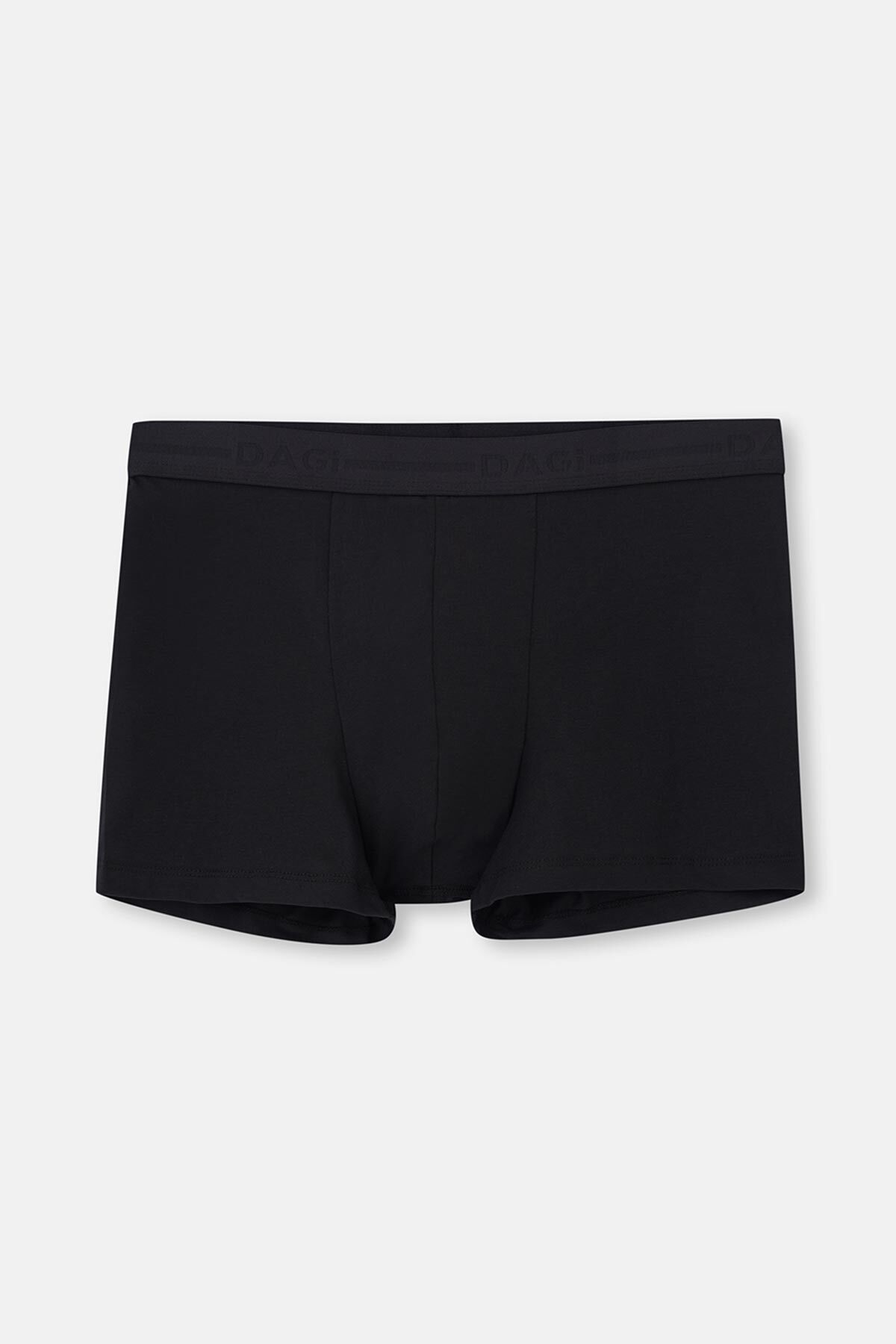 Dagi-Schwarz-Haut 3-teilige gemusterte Baumwoll-Boxershorts 5