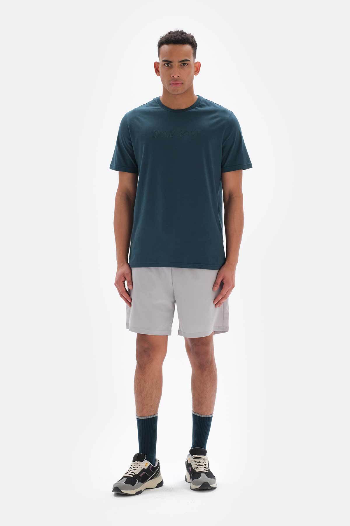 Dagi-Graue Active Herren Basic Leggings Shorts 7