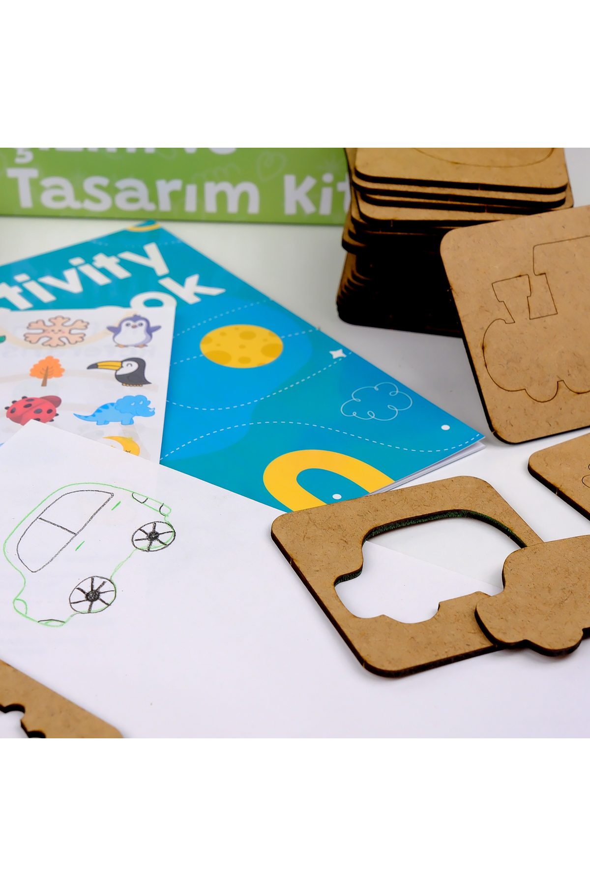 کیت آموزشی طراحی و نقاشی Kidose – مجموعه تمرین طراحی – کیت مهارتهای ظریف حرکتی دست