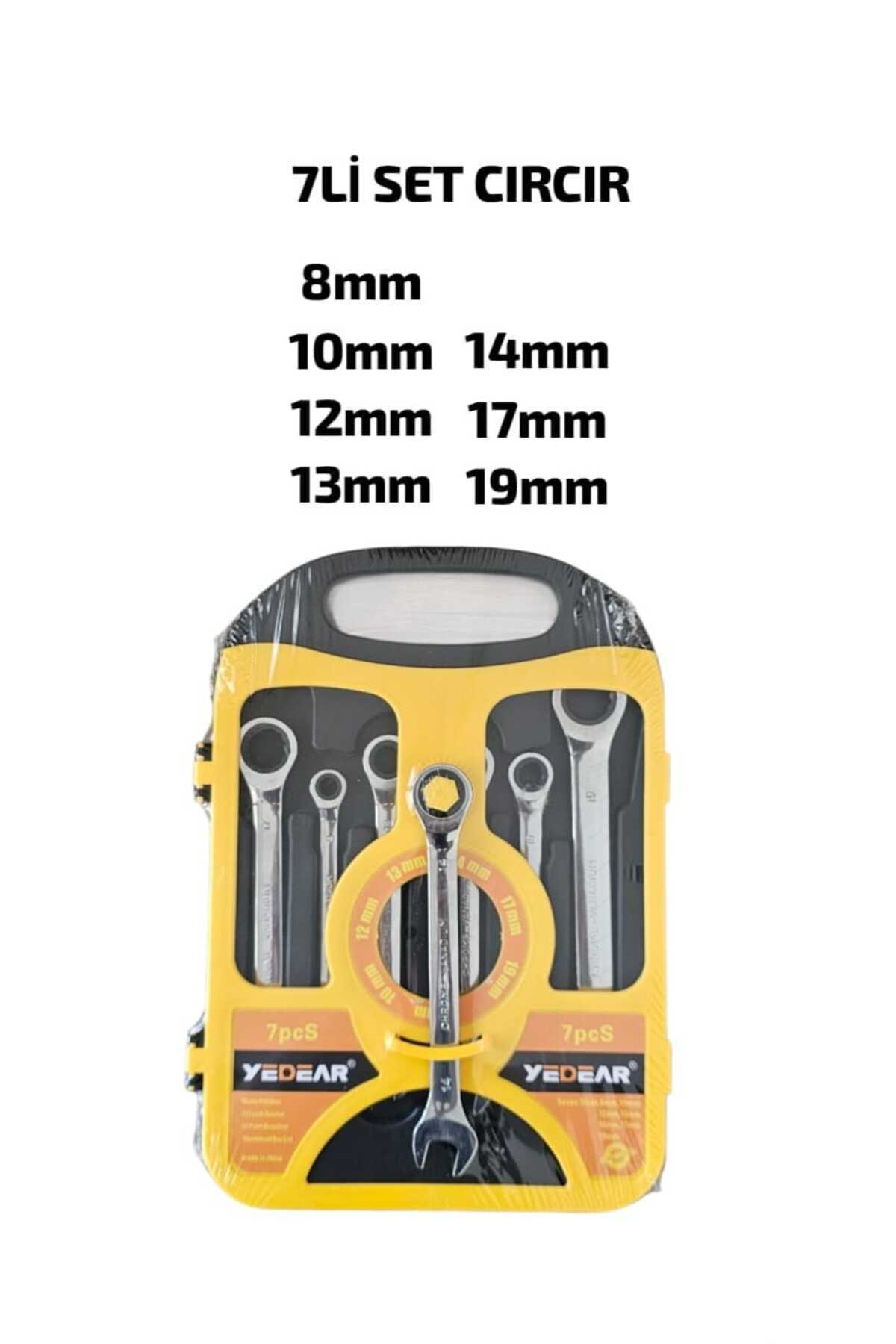 Fred Grayzer 7 Parça Düz Cırcır Anahtar Takımı