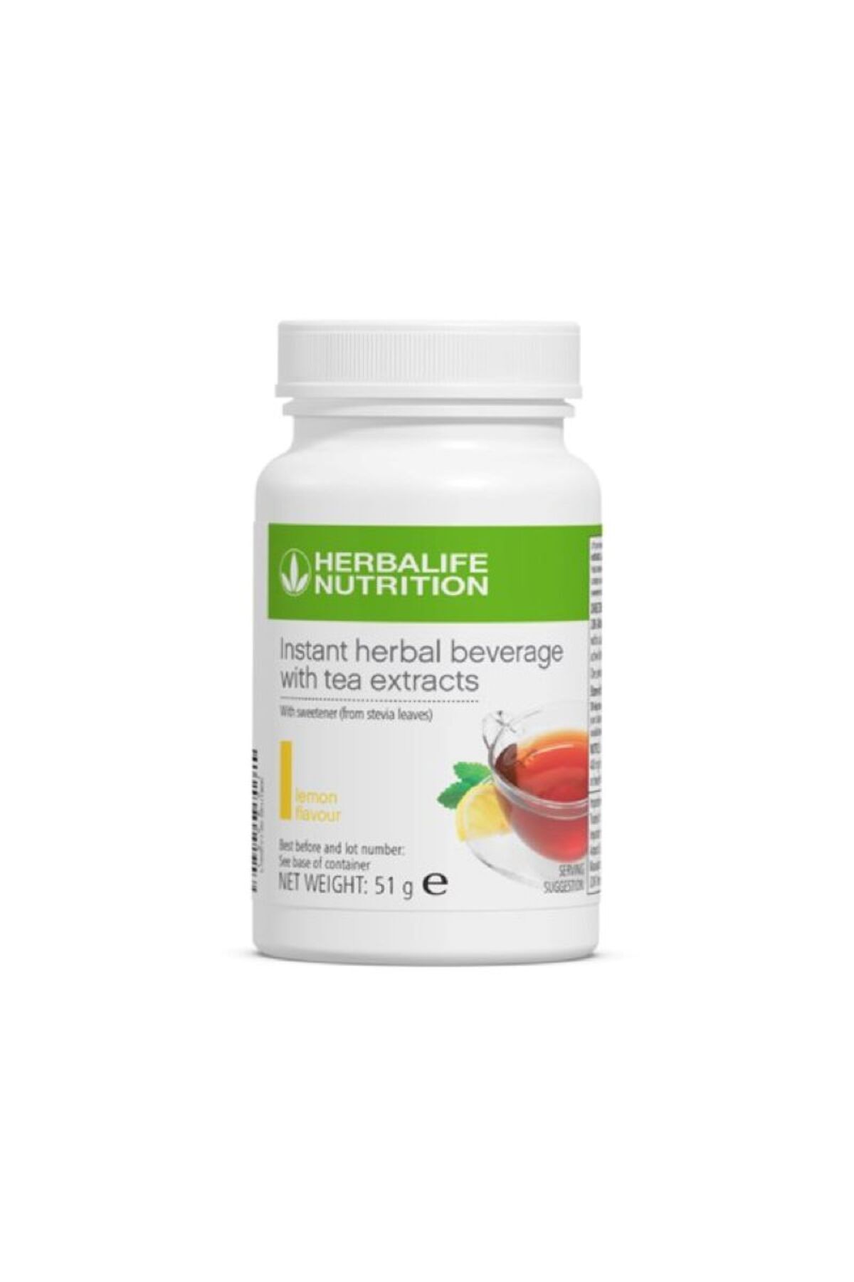 Herbalife Limon Aromalı 51 gr Küçük Çay Ve Bitki Ekstreli Konsantre İçecek Tozu