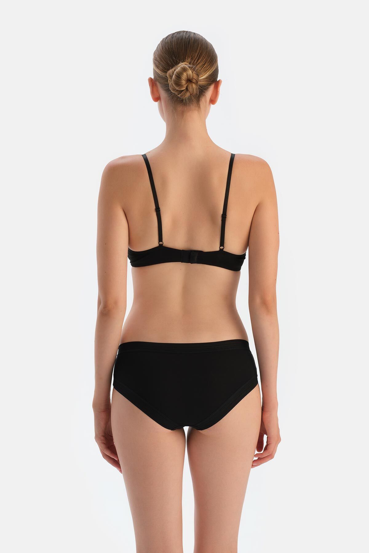 Dagi-Black 1330Kc Basic Triangle Form Soft Bra 2