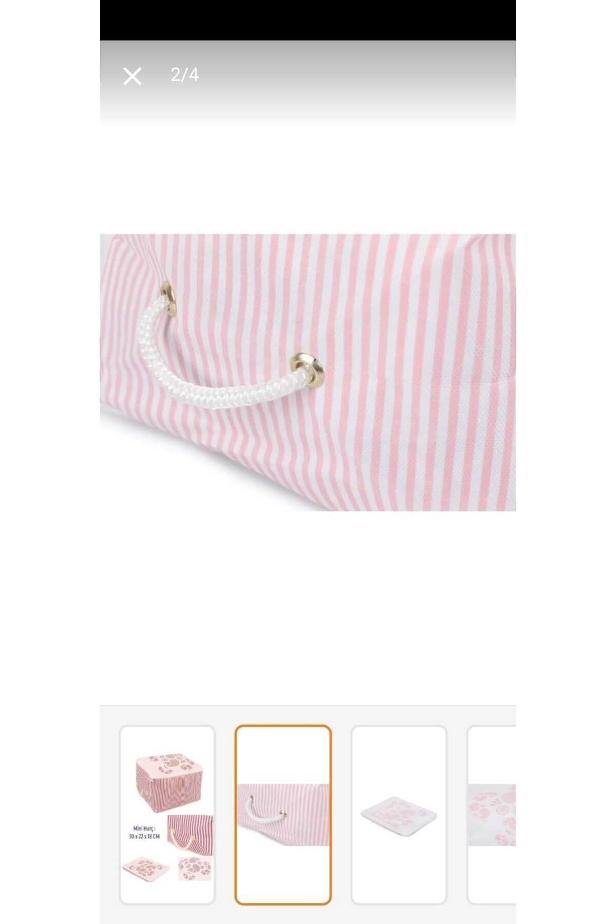 AYHOME Pembe Çeyizlik Hurçlar Plstık Kutu Çeyiz Hurcu Bebek Hurcu Kiyaftet Organizer Sert Hurç fotoğrafı 3 (önizleme)