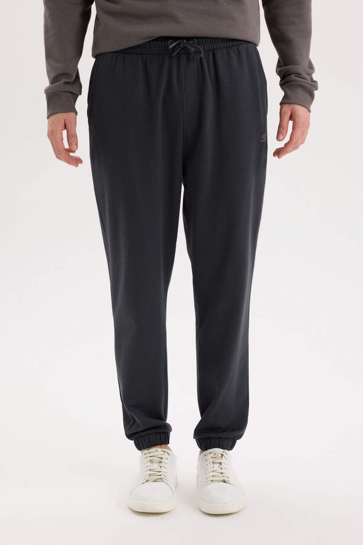 DeFacto-Jogginghose mit normaler Passform, Taschen, Basic, gerader Bund, Schnürung, elastisches Bein, D4416AX25SP 4