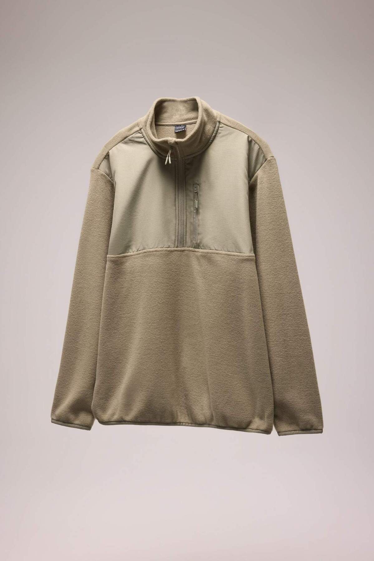 DeFacto-Sport-Sweatshirt aus Fleece mit Stehkragen und Reißverschluss – Standard-Passform D9226ax24wn 7