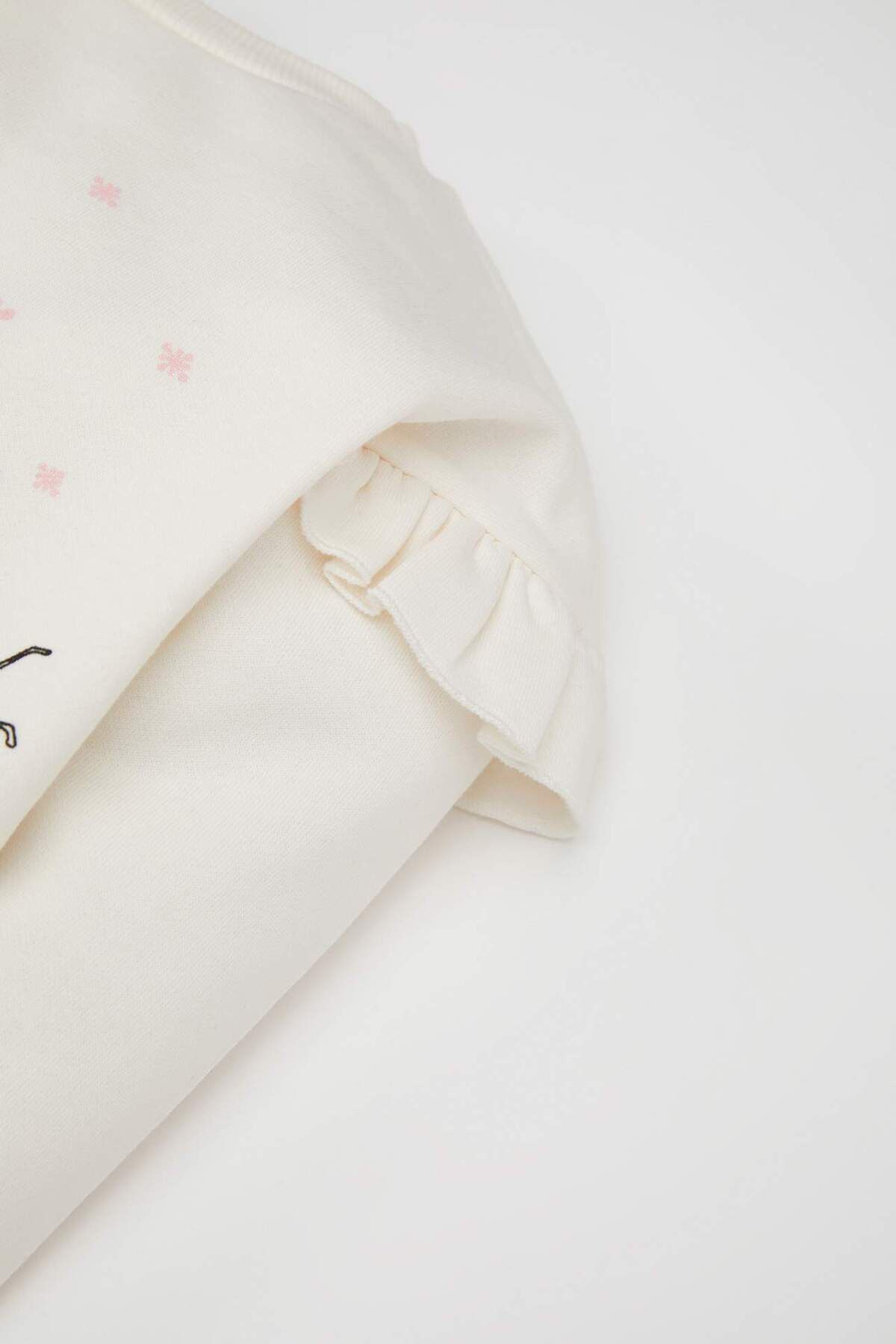 Defacto Kız Bebek 2li Takım Yılbaşı Temalı Uzun Kollu Üst Beli Lastikli Alt D6516A524WN fotoğrafı 4 (önizleme)