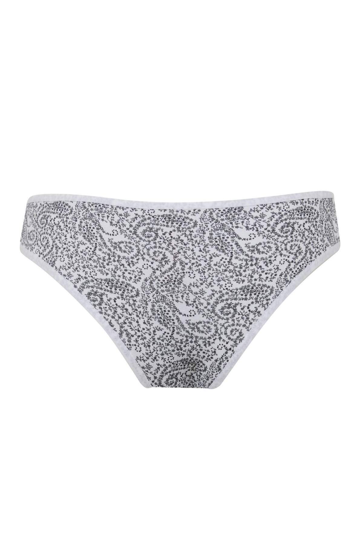 DeFacto-Fall in Love Chiloți cu model în pachet de 3 E2479AX24WN 3