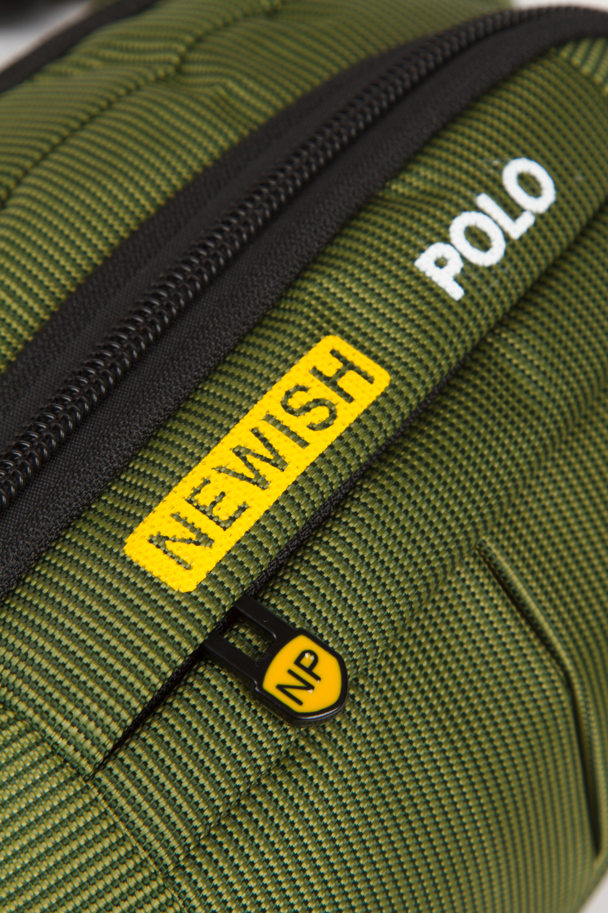 Newish Polo Erkek Kumaş USB Kulaklık Çıkışlı Crossbody Çapraz Göğüs Omuz ve Bel Çantası - Haki görsel 5