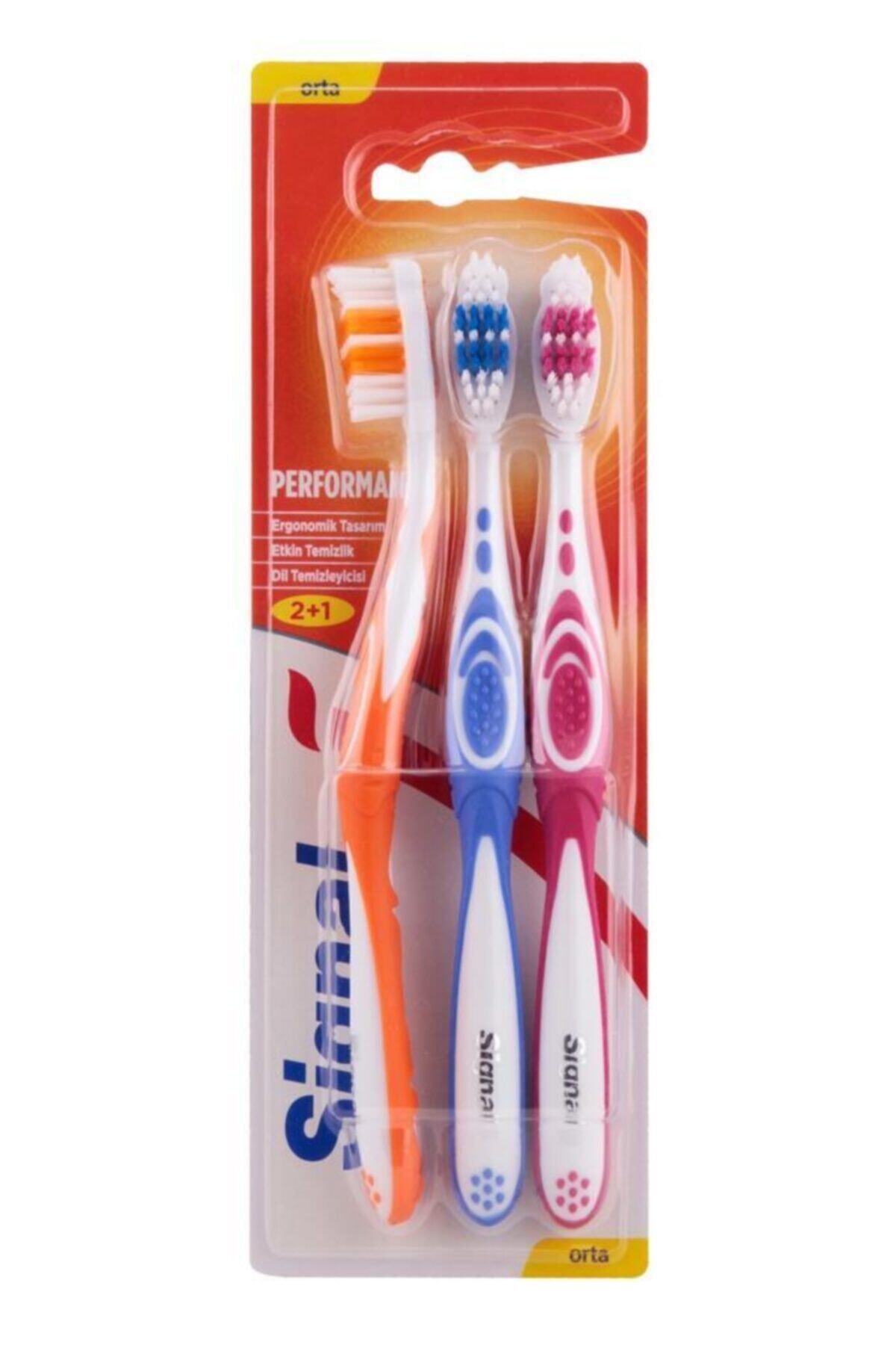Signal-Performance Effective Teeth Cleaning Toothbrush 2+1 1