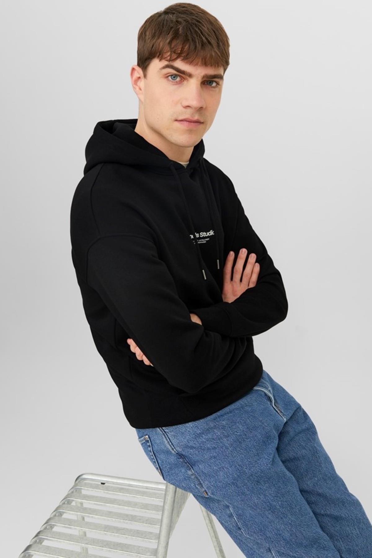 سویشرت مردانه راسته آستین بلند | جک اند جونز Jack & Jones p-zal-rost-2023-115 - تصویر 4