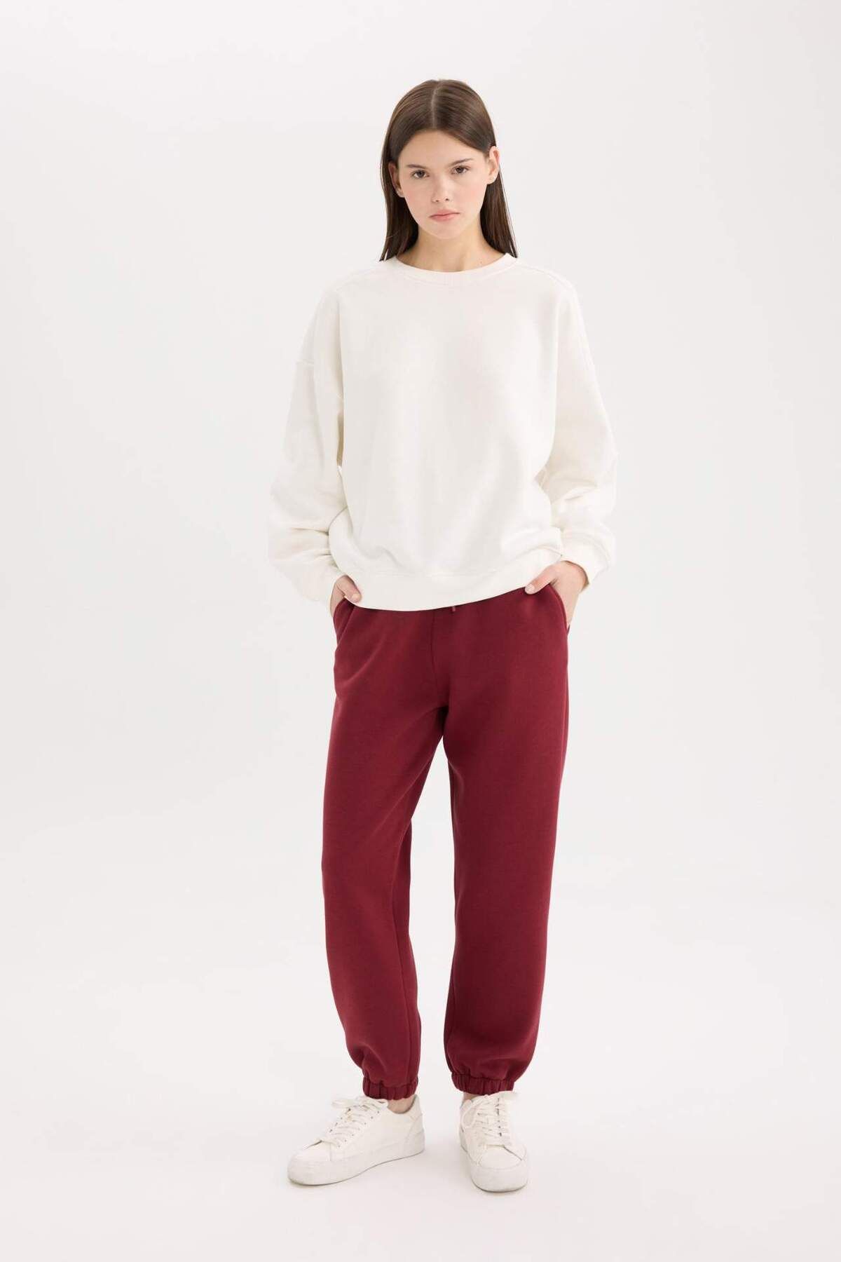 DeFacto-Standard Fit Dicke Jogger Eishofman Hose Taille Bein Elastisch Basic Düz Lang Größe S7370AZ24WN 3