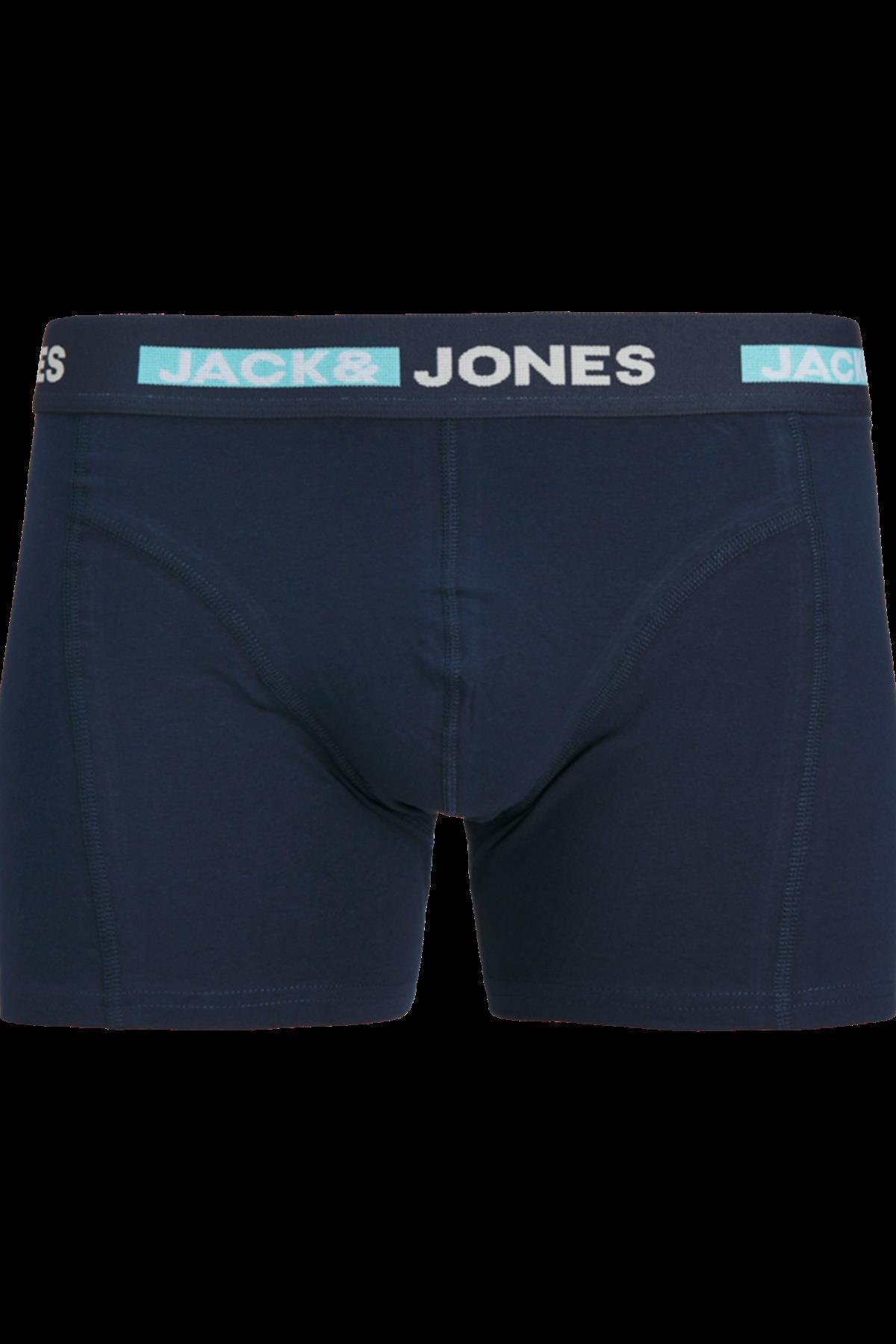 Jack & Jones-JACSCOTT SOLID TRUNKS 3 PACK SN SİYAH12260058 3