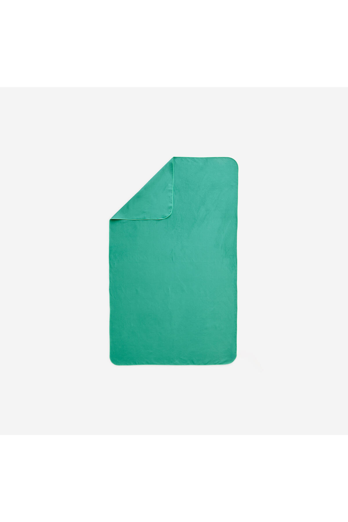 دکتلون حوله میکروفایبر - سایز L - سبز - 80 × 130 سانتی متر