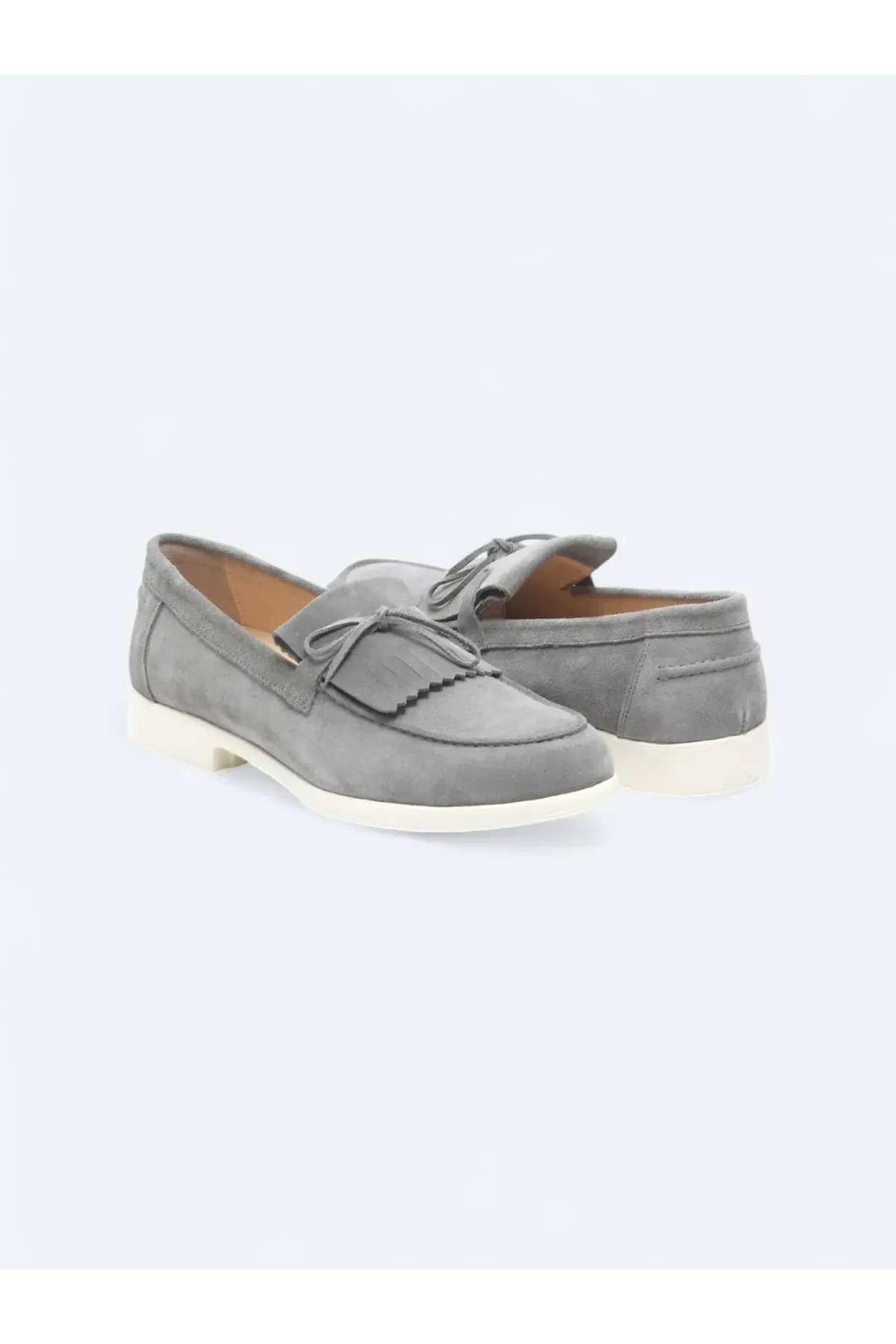 Kip-Gray Suede Casual Loafer 3