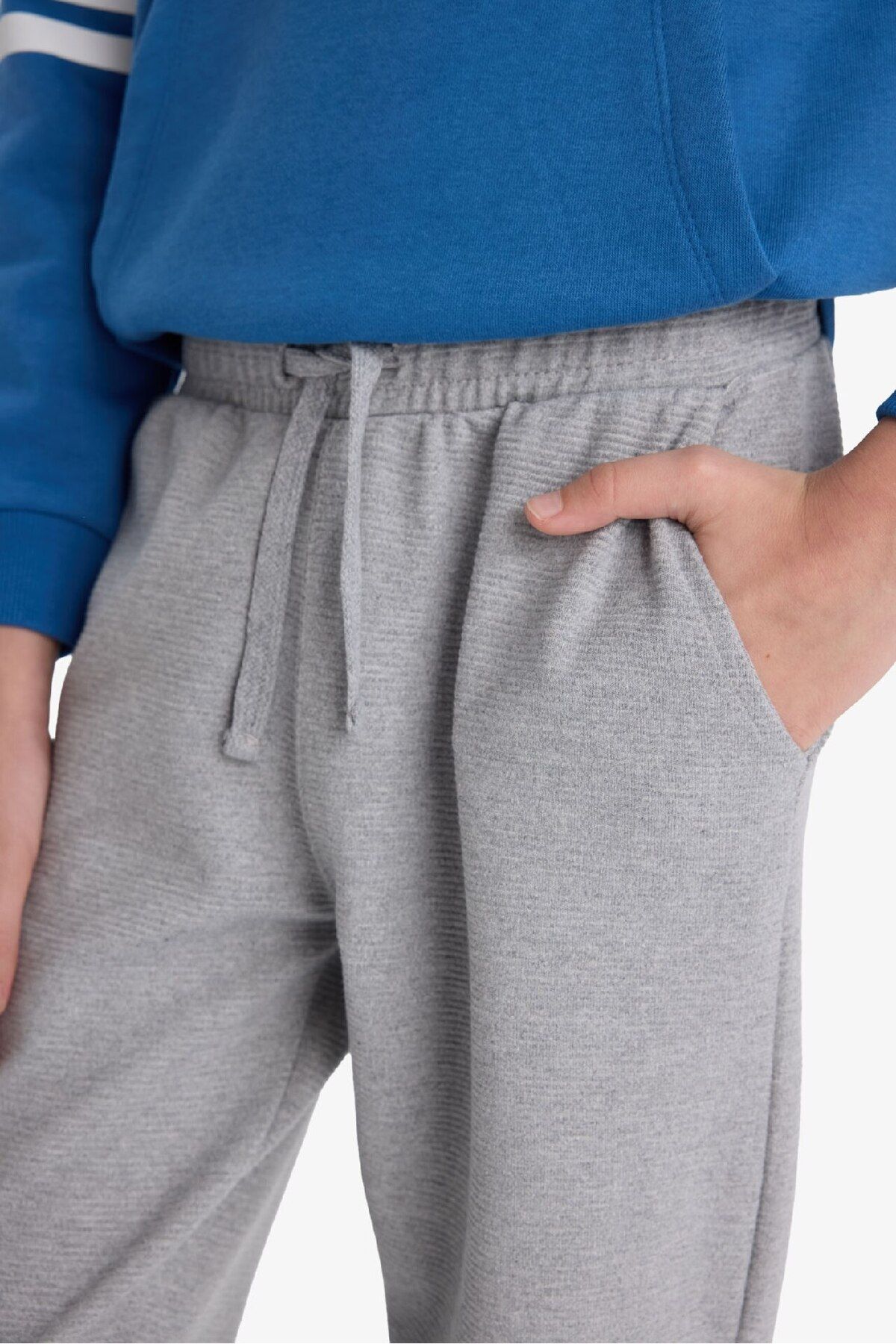 DeFacto-Set de 2 piese pentru băieți de școală, hanorac gros, cu imprimeu, pantaloni de sport cu talie elastică D3565A824WN 6