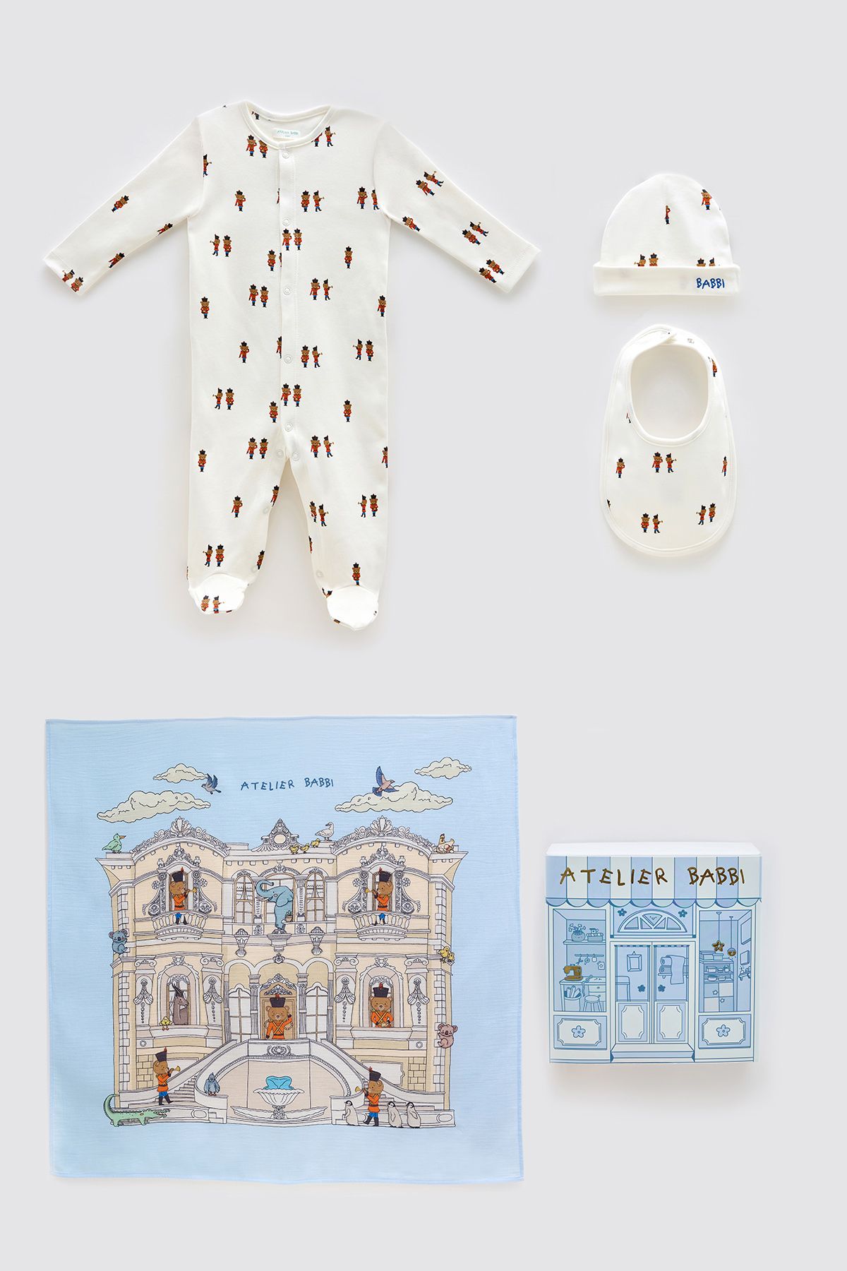 Atelier Babbi Newborn Set of 4 - Lead Soldier