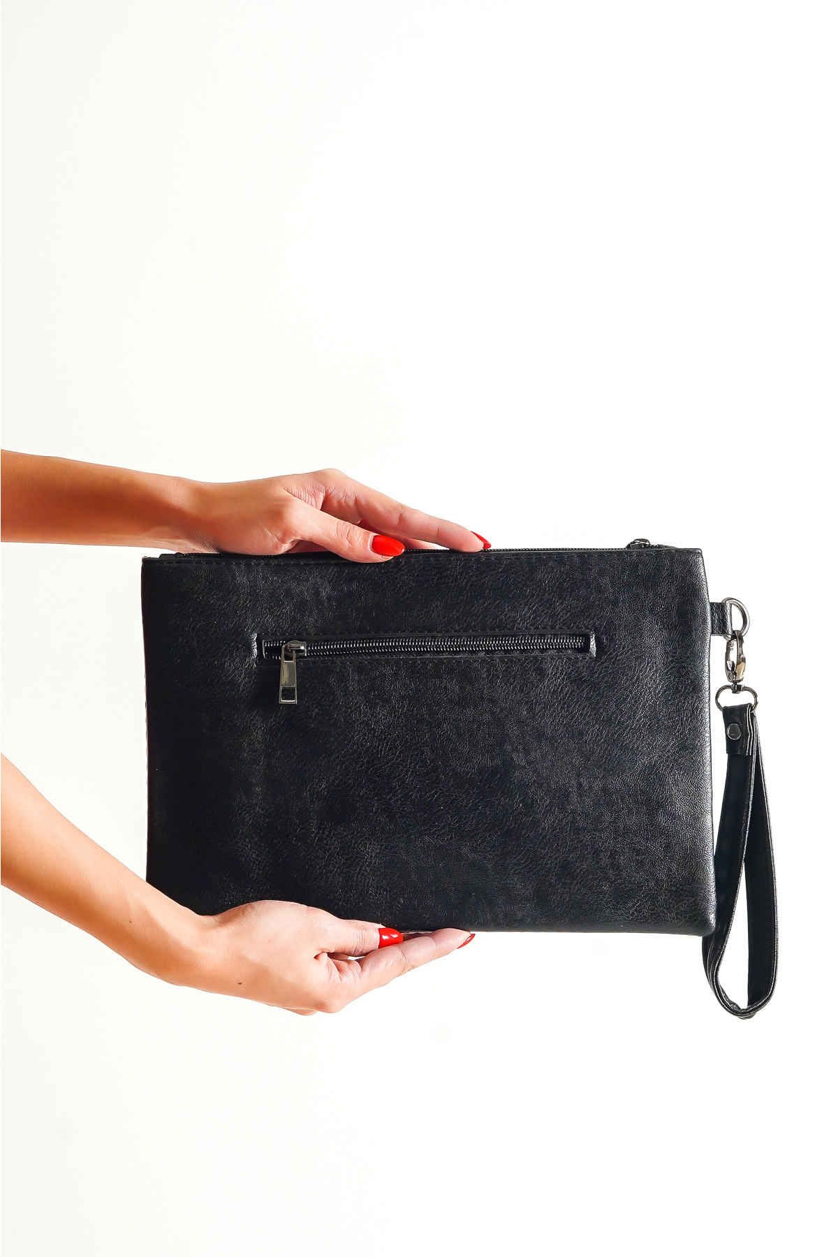 Capone Outfitters-Γυναικεία τσάντα Clutch με σχέδιο Paris Houndstooth 3