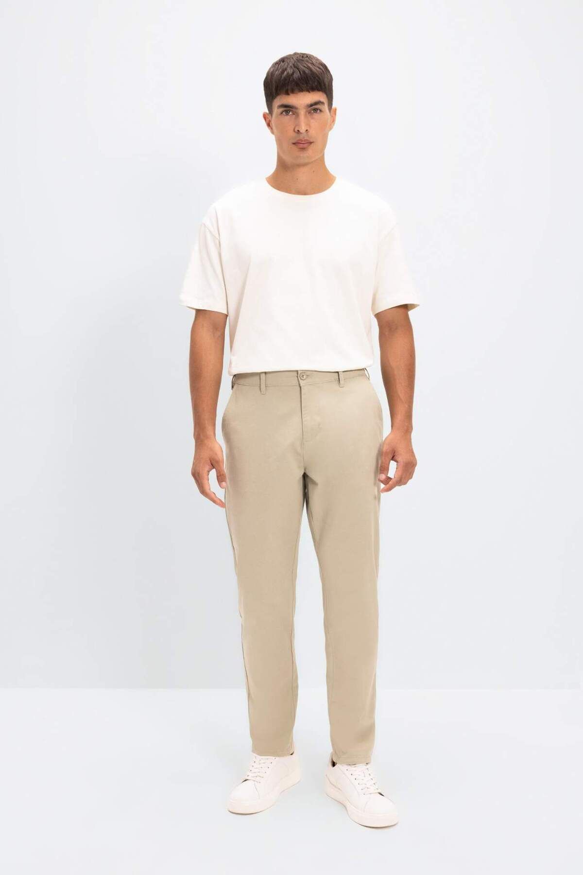 DeFacto-Chino Canvas-Hose mit Tapered Fit Pocket C9443ax24au 1